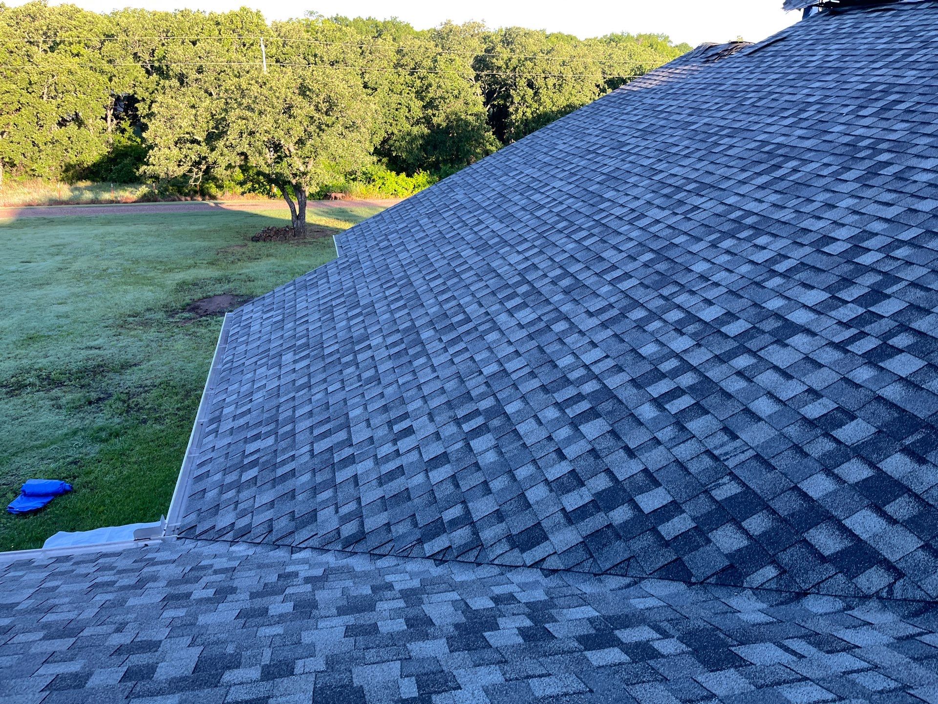 Roof Replacement and Architectural Shingle Installation in Joy, Oklahoma by BANA Roofing and Solar Supply