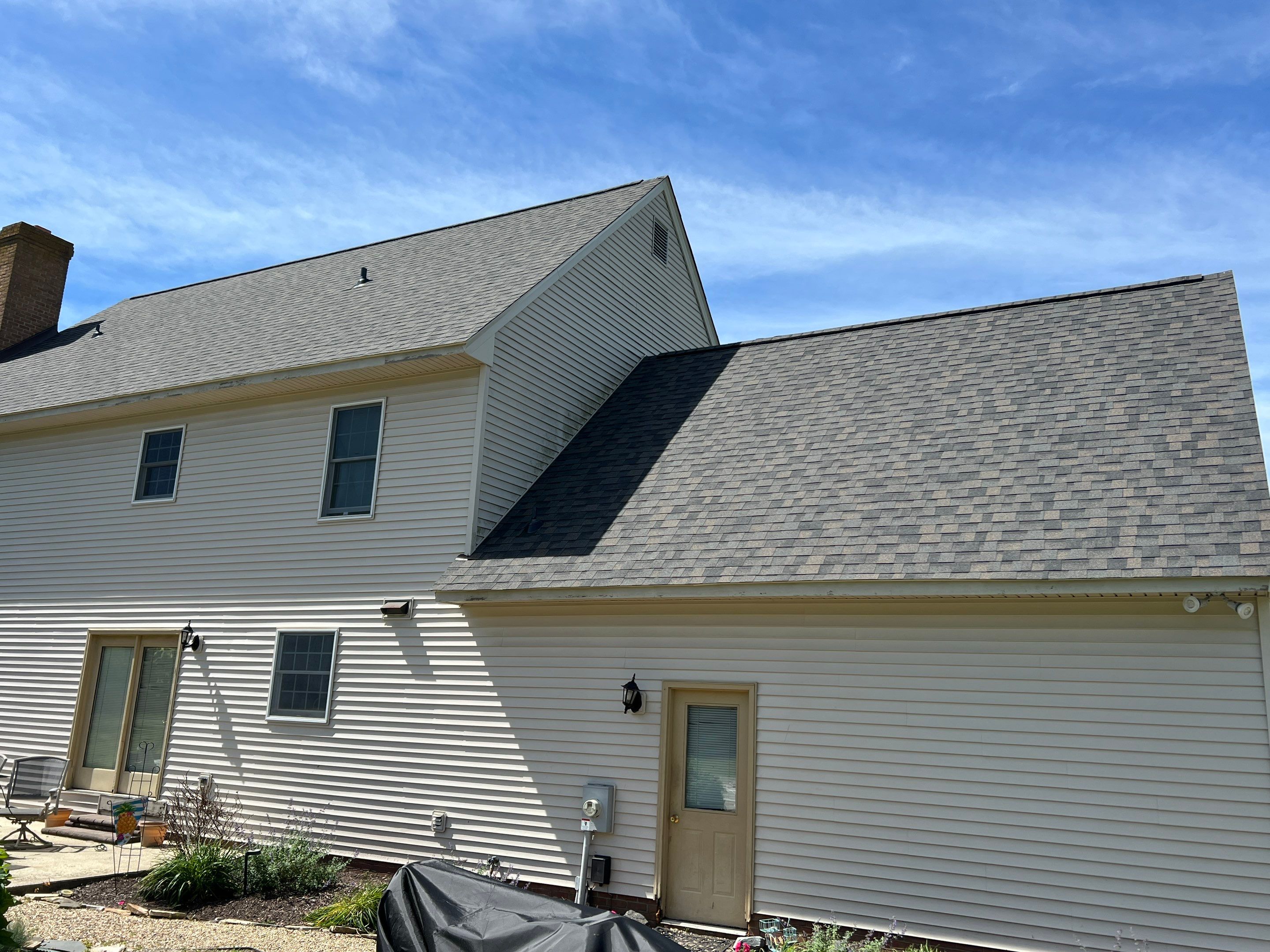 Asphalt Shingle Roof Replacement and Chimney Flashing in Salisbury by First Chesapeake Roofing
