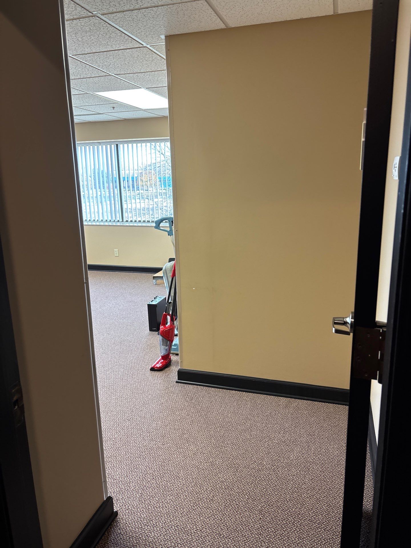 Interior Office Painting & Wall Repair in Downtown Muskegon by Gordon Painting