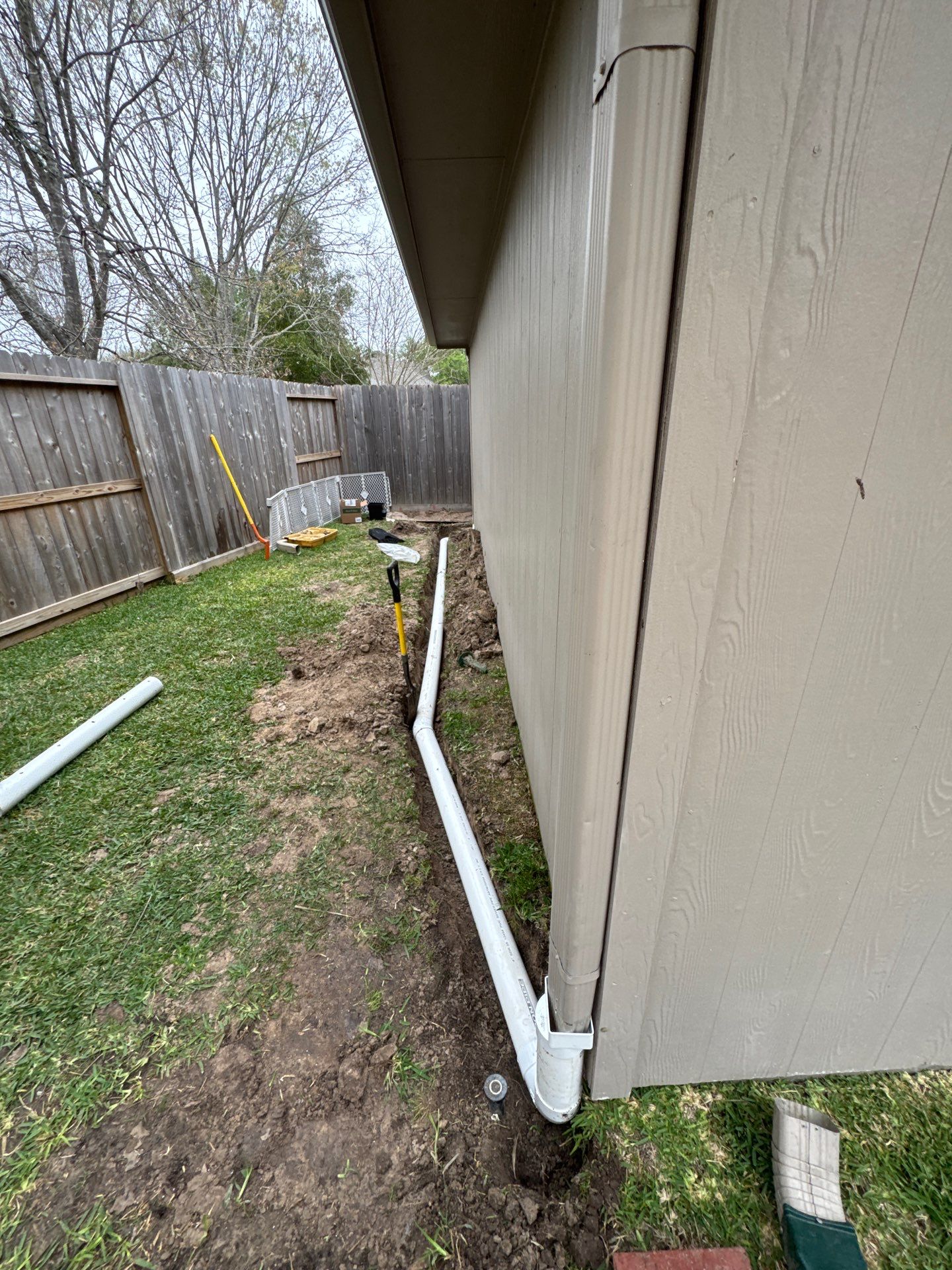 🌟 Steven’s Garage & Backyard Drainage Makeover by Texas Urban Elements