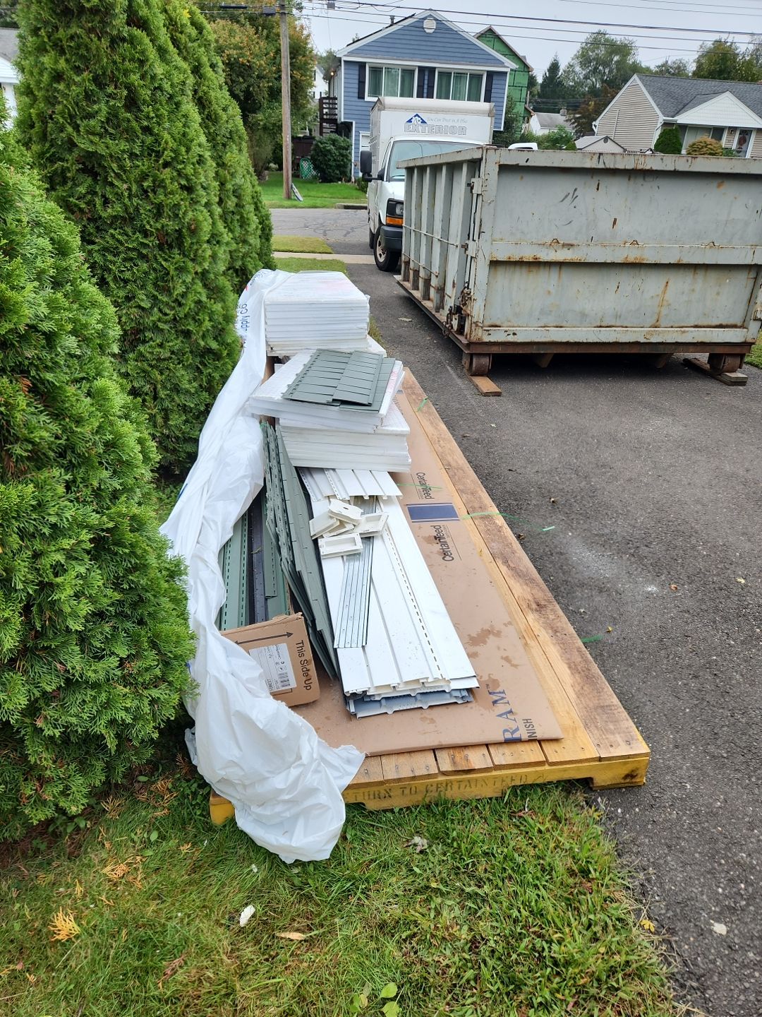 Siding Installation using Certainteed Monogram Forest Green by A Plus Exterior