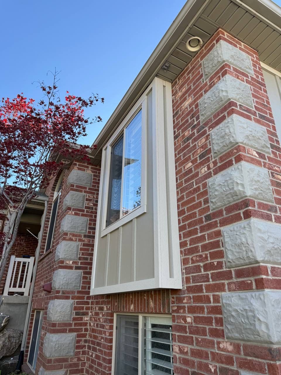 Ogden | Stucco Demo & Custom B&B Archway | Monterey Taupe by Ideal Siding Utah