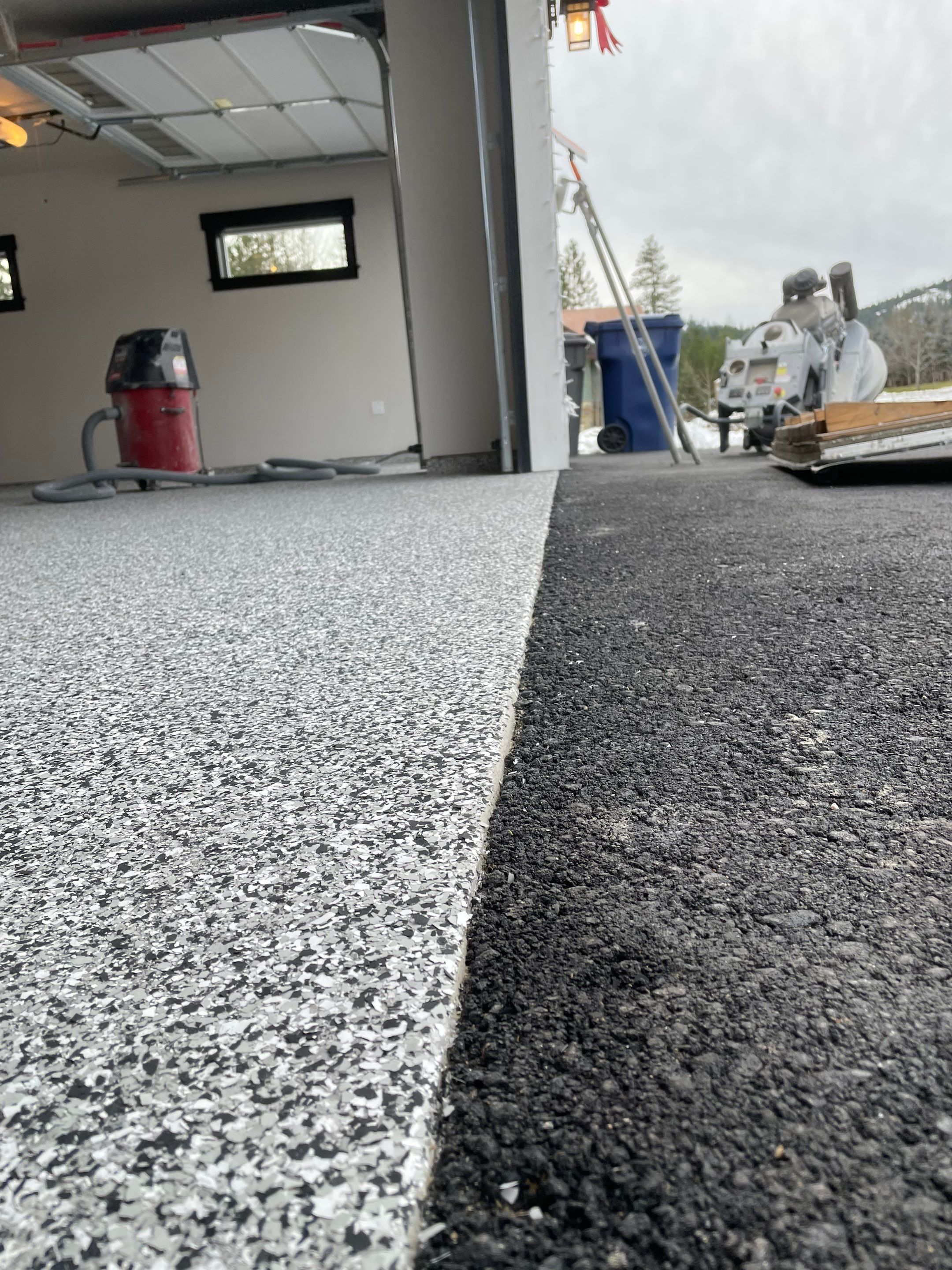 Garage Transformation using Domino and The Penntek Evolution System by Croc Coatings, LLC