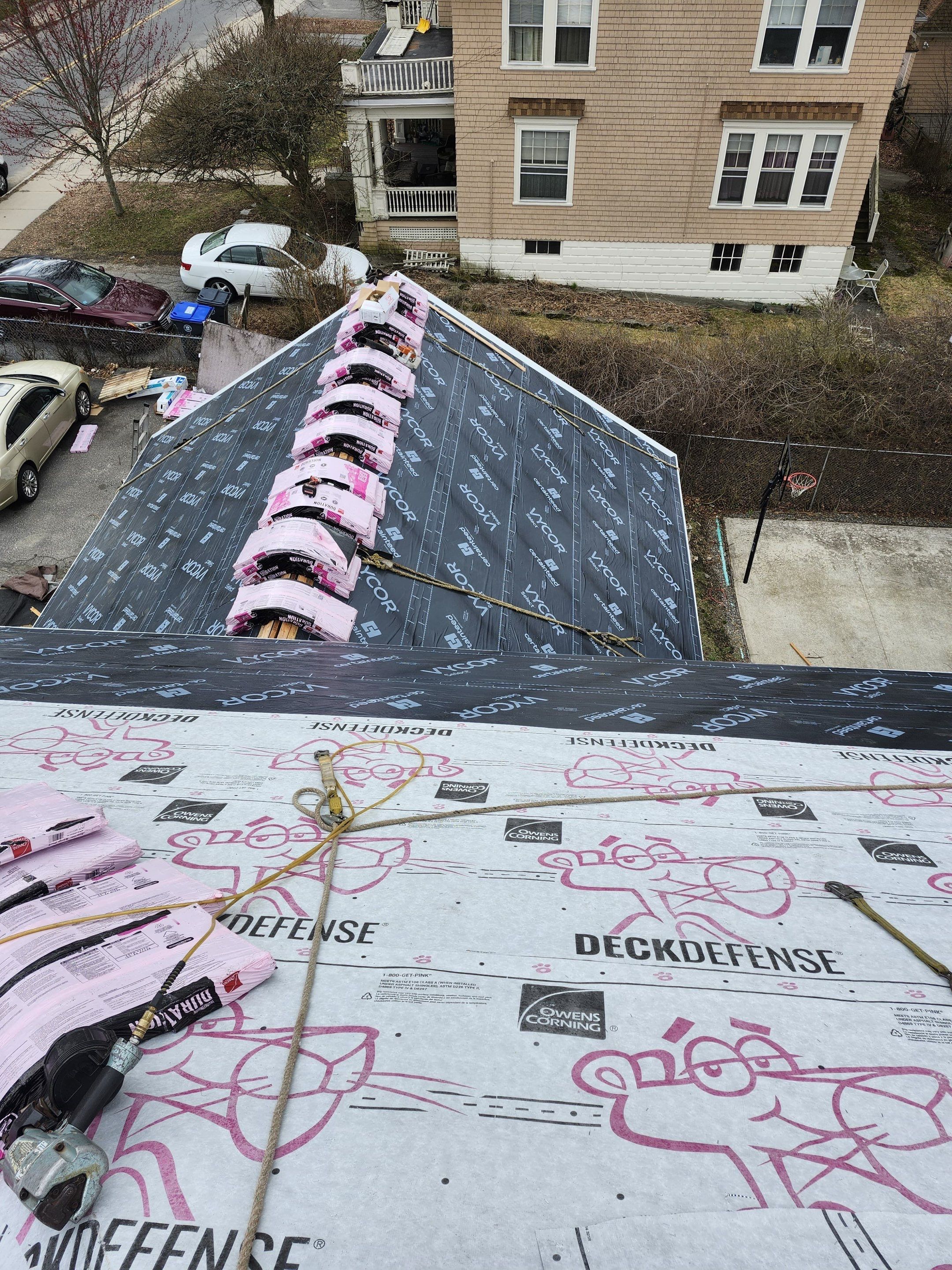 Full Roof Replacement + Seamless Gutters by Mighty Dog Roofing of Greater Middlesex County
