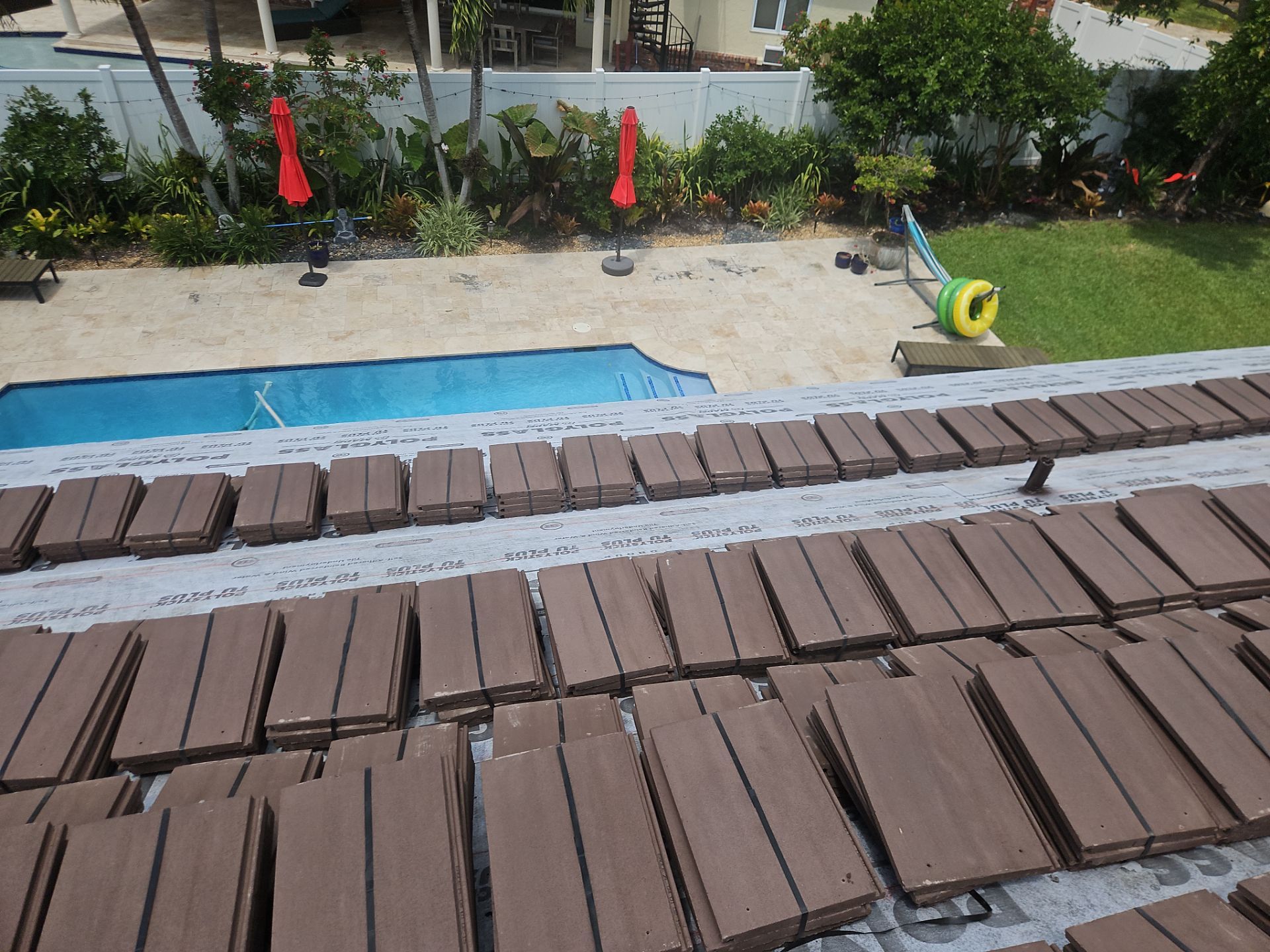 Residential Roofing Installation using Eagle Roofing Tile by BLUES BROTHERS ROOFING