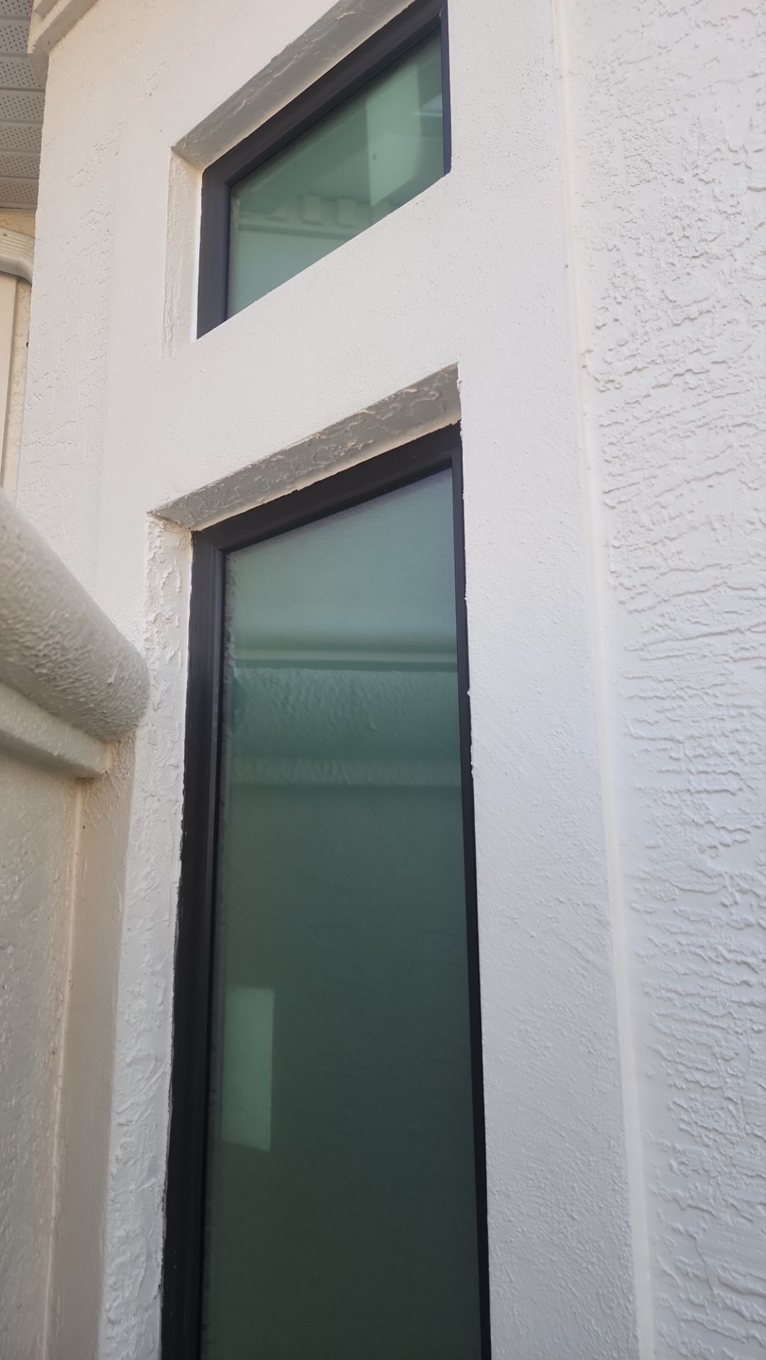 Window Installation using PGT Vinyl White-Bronze by Windows For Life 