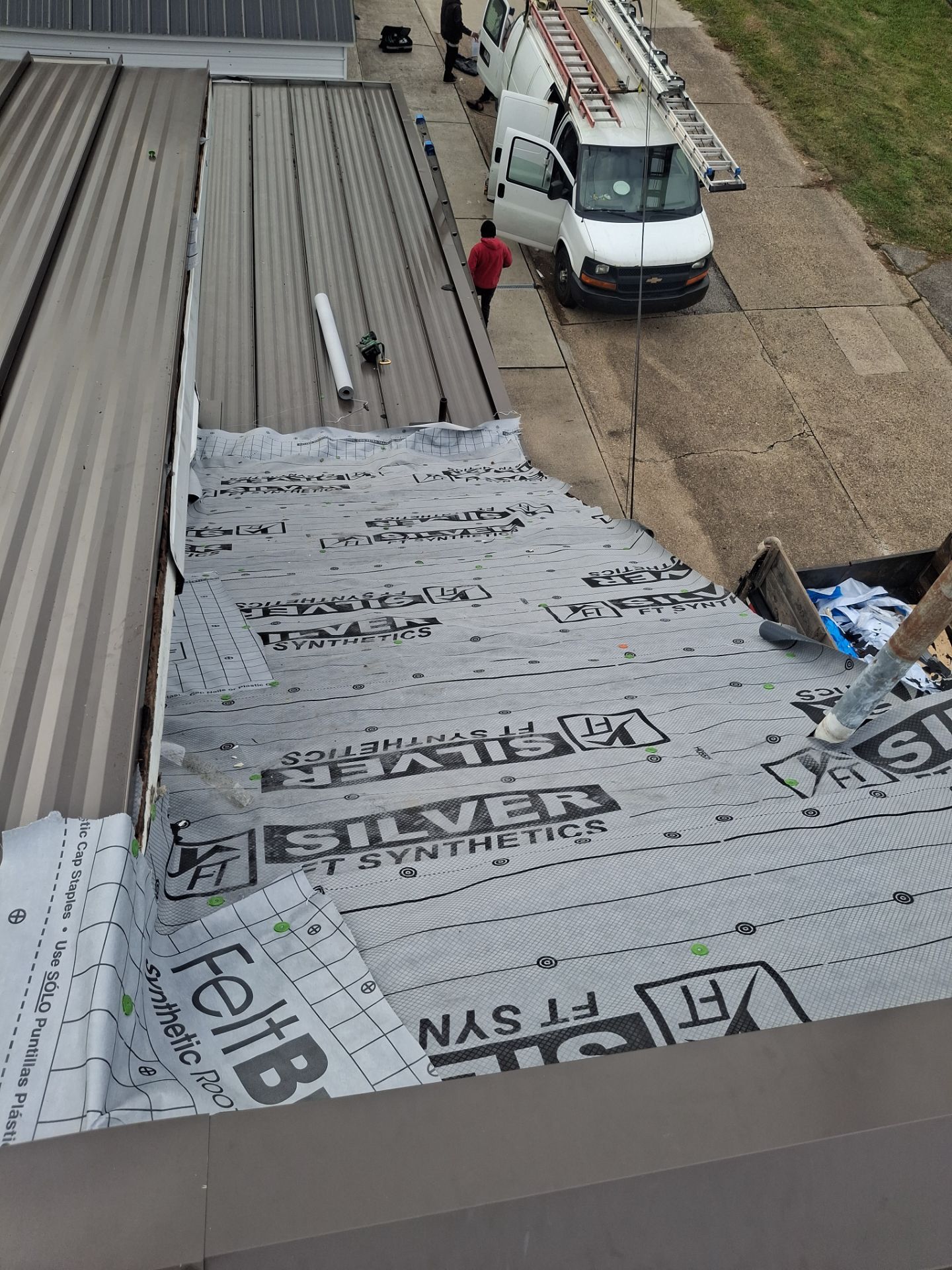 Residential Roofing Installation using Standing Seam Metal - 4766 by Rainstoppers Roofing