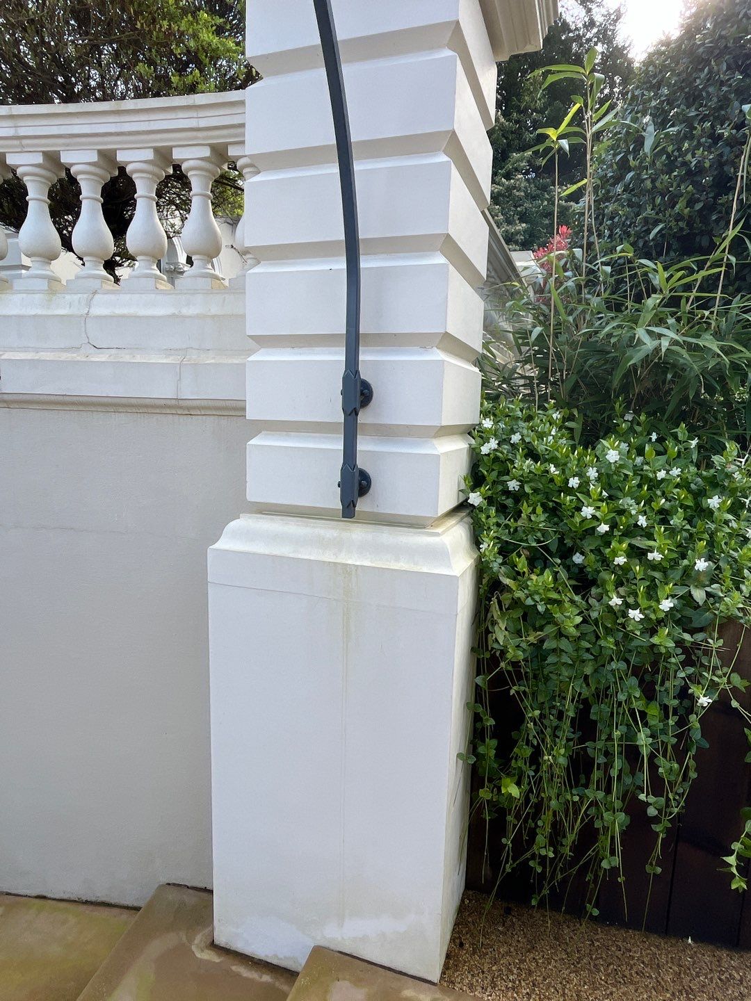 Render Clean using Honda 15lpm Low Pressure Washing Machine by Ges Exterior Cleaning ltd
