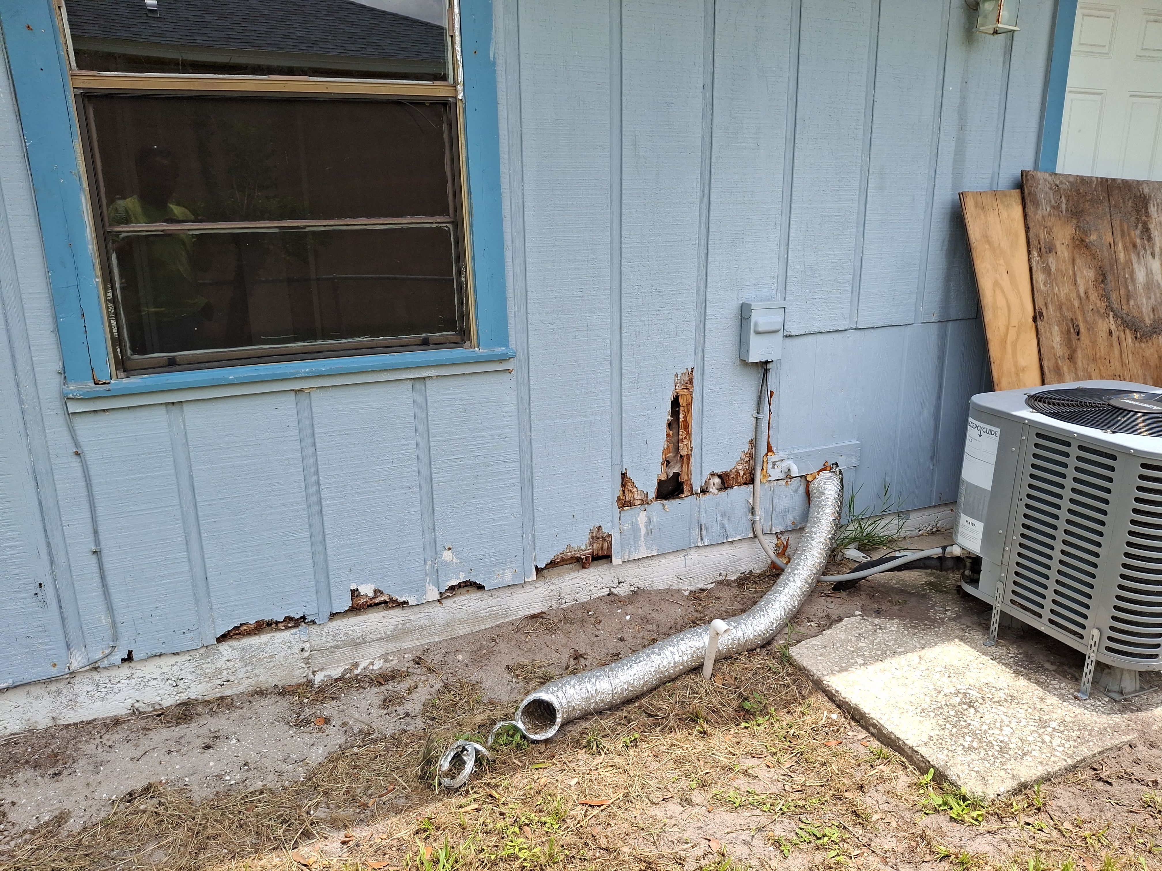 Vinyl Siding Installation and Structural Wood Rot Repair in Palm Bay by Florida Roofing and Renovations Inc.