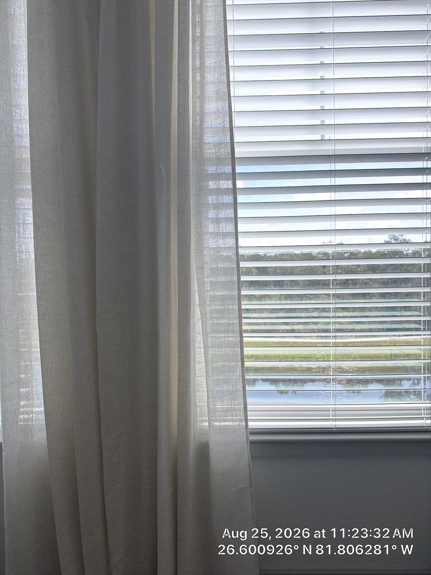 Custom Window Treatment and Horizontal Blind Installation in Fort Myers by CompanyCam Sales Demo