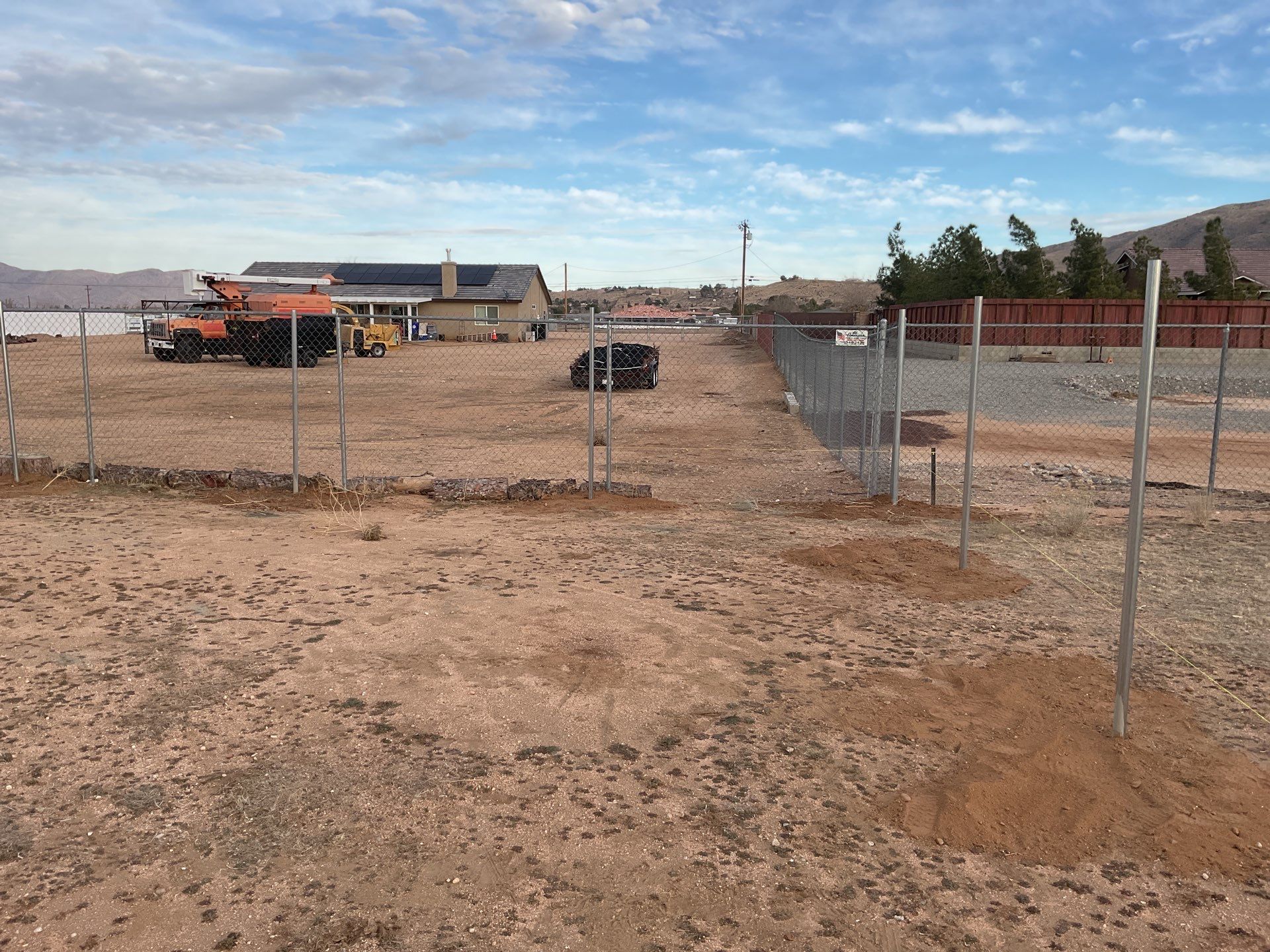 6ft and 5 ft chain link by Fence Guys Inc. 