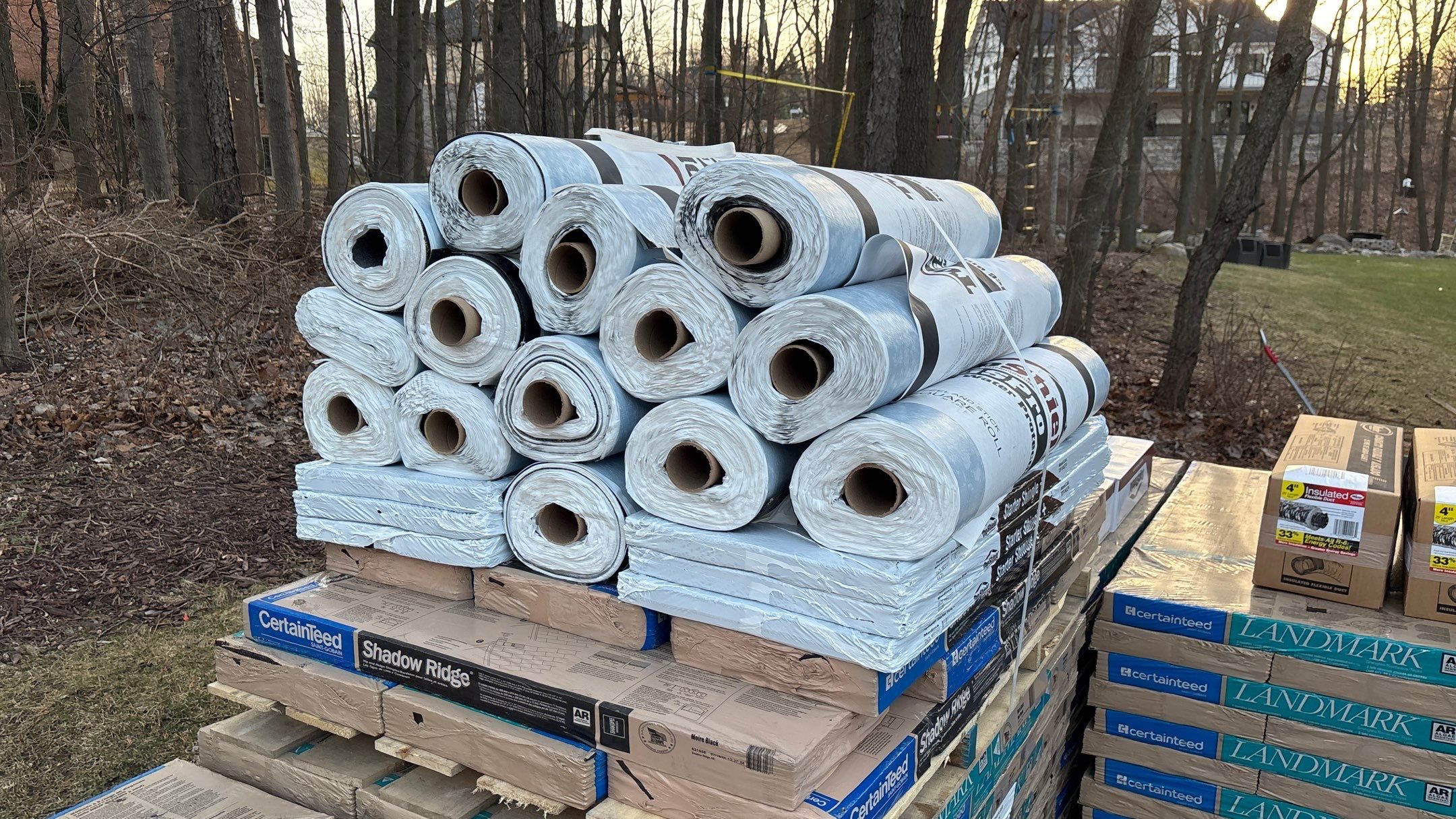 Roof Replacement using CertainTeed Landmark Moire Black by 180 Contractors