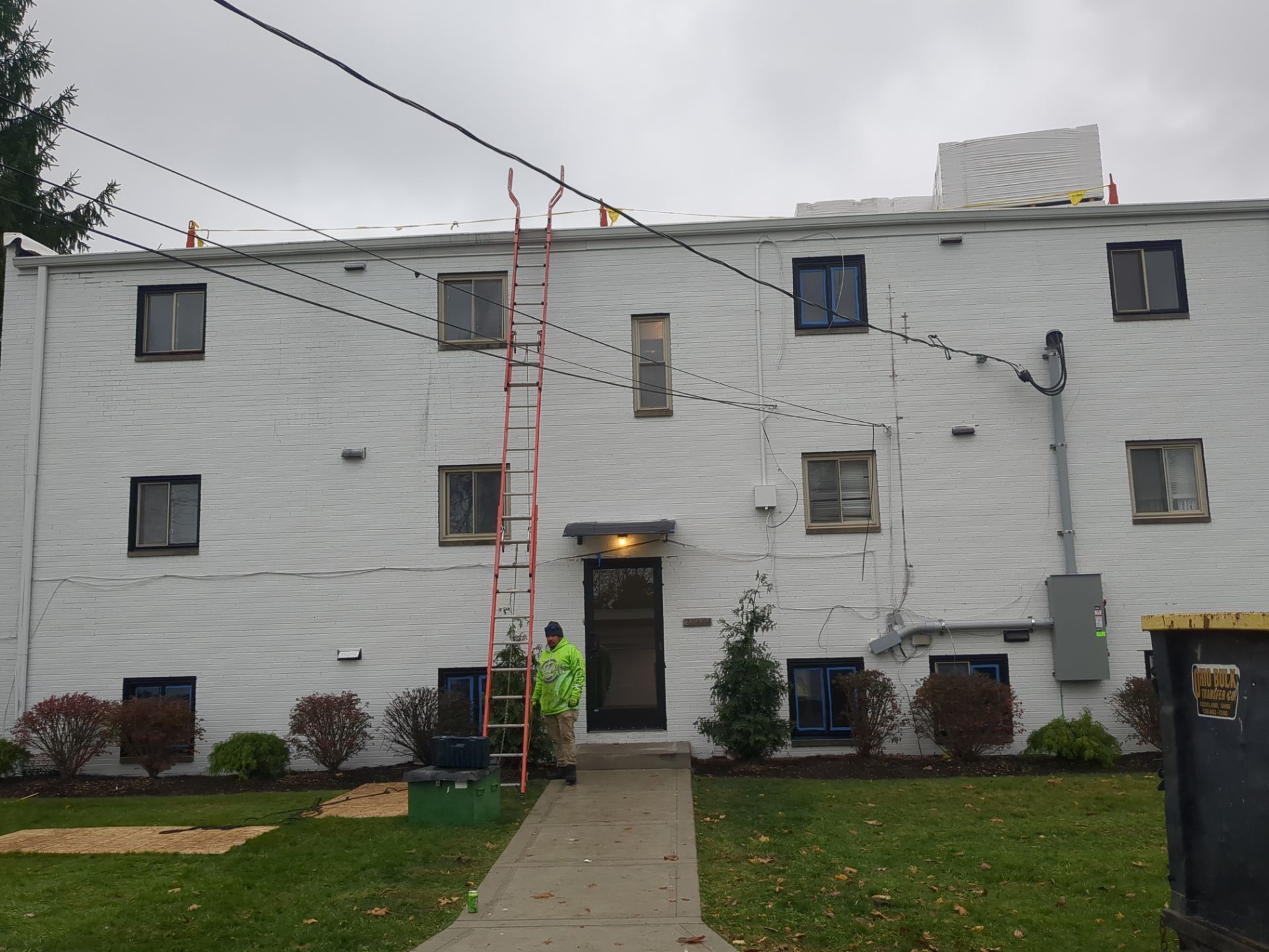 Commercial Roofing Installation using Duro-Last 50 mil PVC by 3 Daughters Construction 