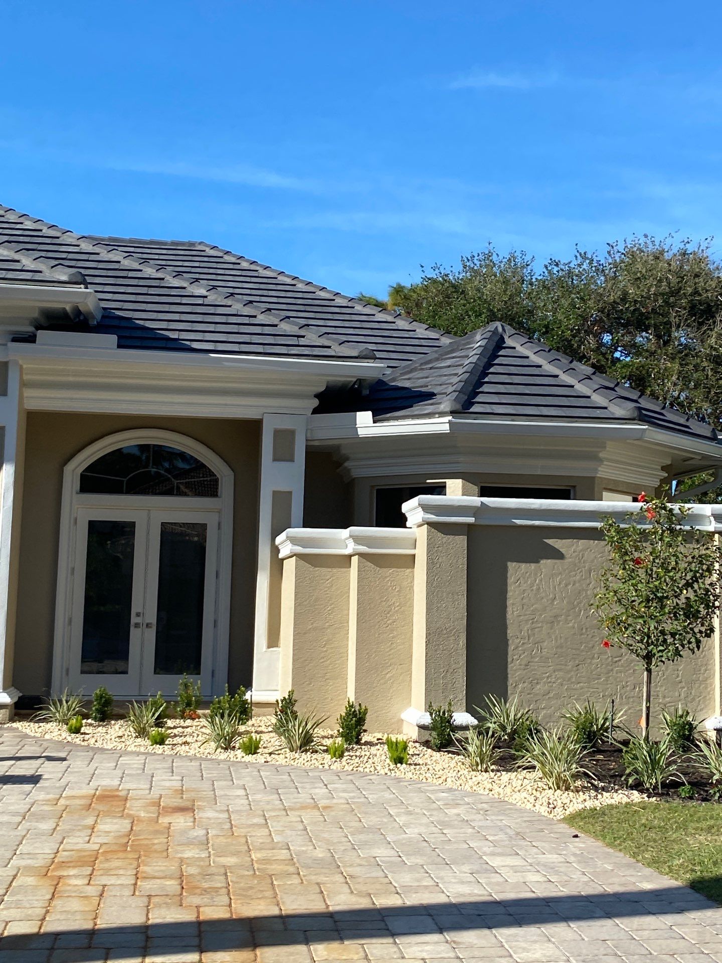 Splash Guard installation in Naples FL by Gutter Professors
