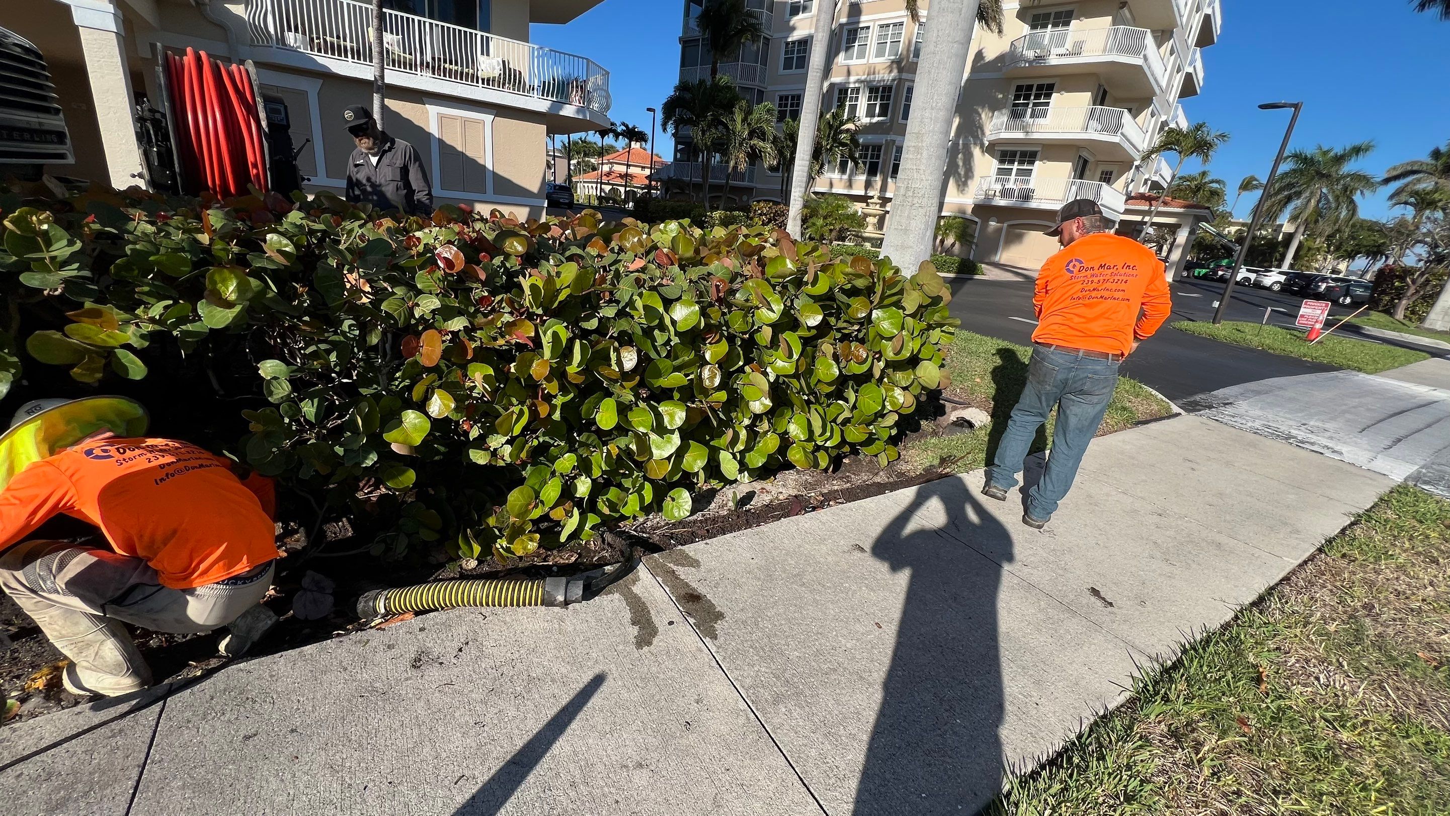 Condo Complex Stormwater System Maintenance by Don Mar, Inc. Storm Water Solutions