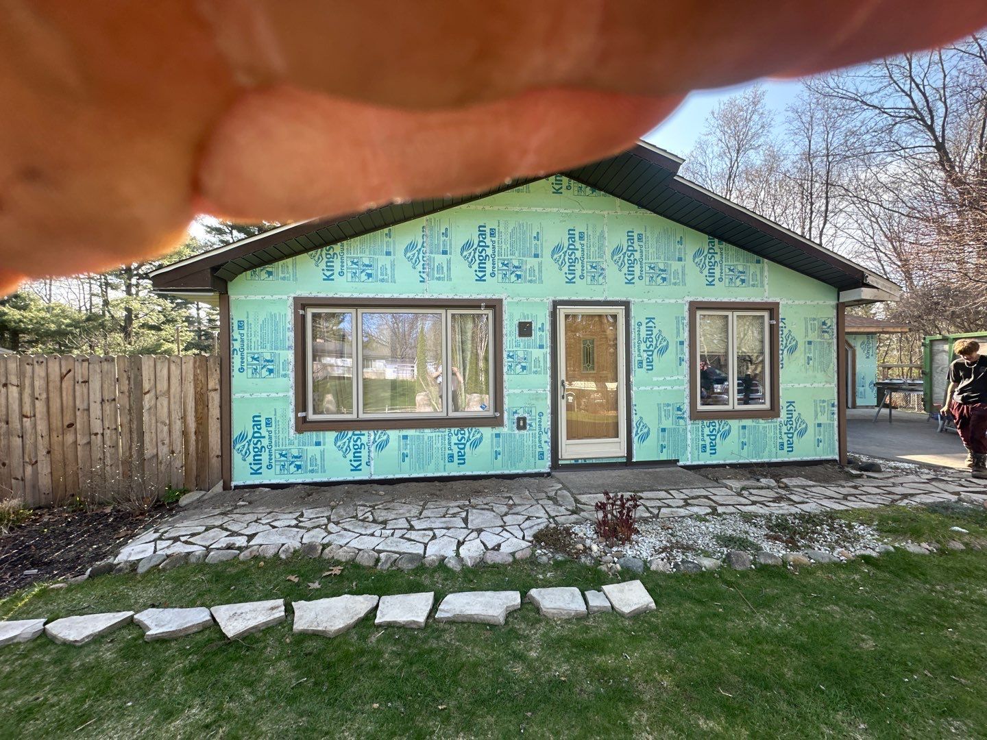 Siding Installation using Timbermill Forest Brown by 180 Contractors