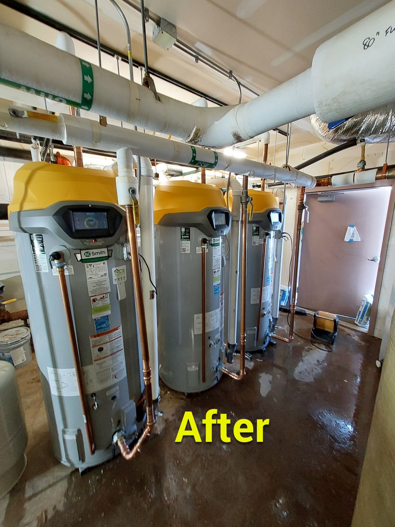 Emergency High-Efficiency Water Heater Replacement