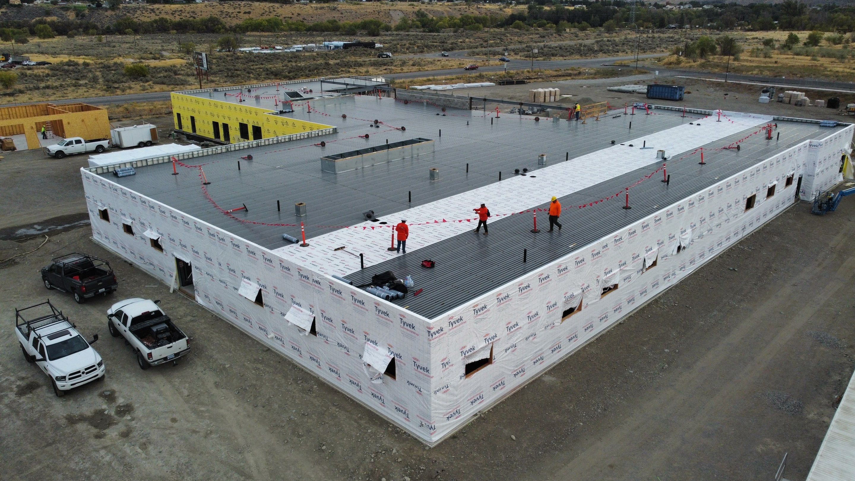Commercial Roofing Installation using TPO by Vitan Construction LLC 