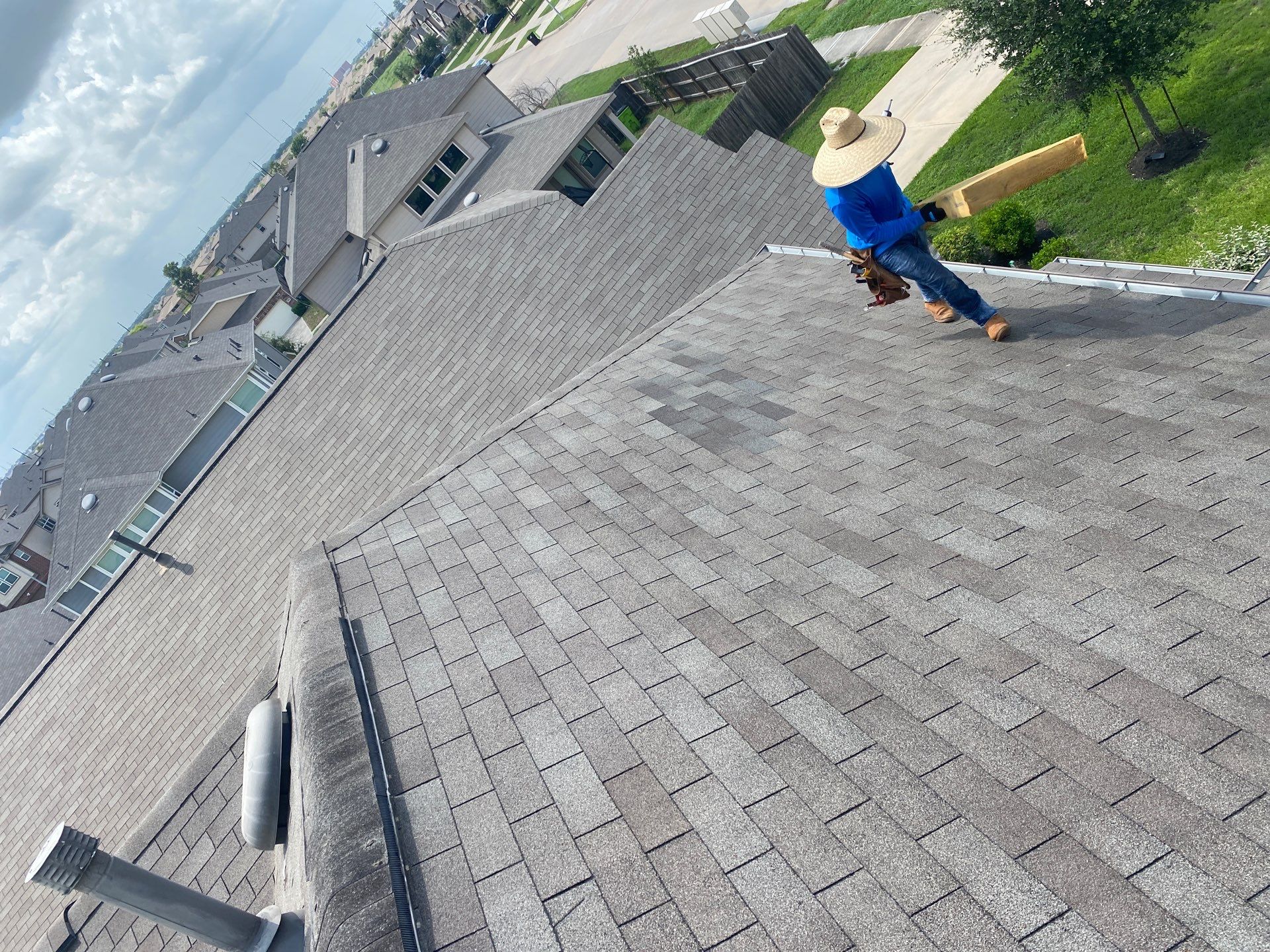 Residential Roofing Repair using Owen's Corning Duration (Lifetime) Shingles by Roof Repair Company