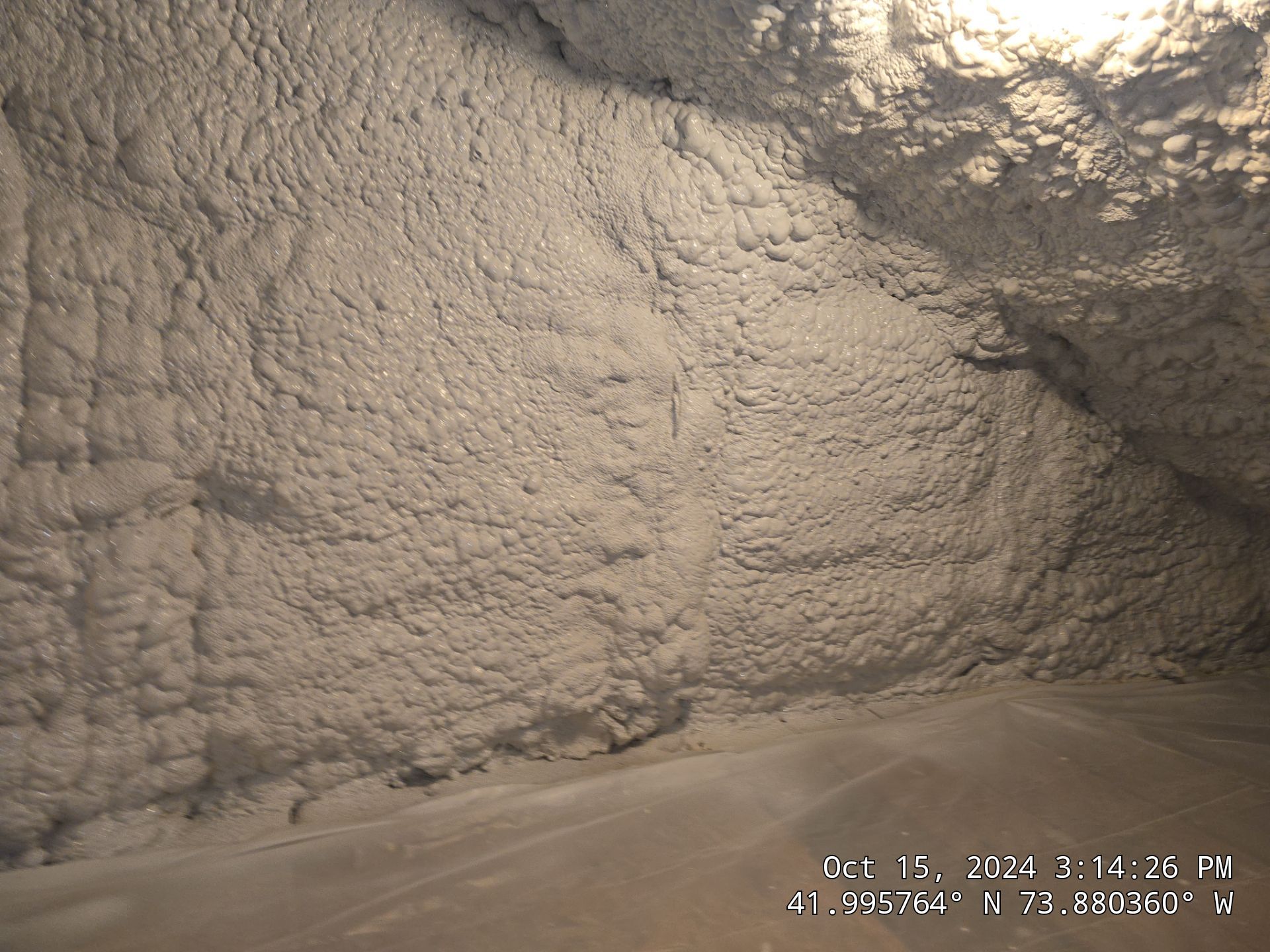 Attic Insulation using open cell spray foam by NYS Foam & Energy