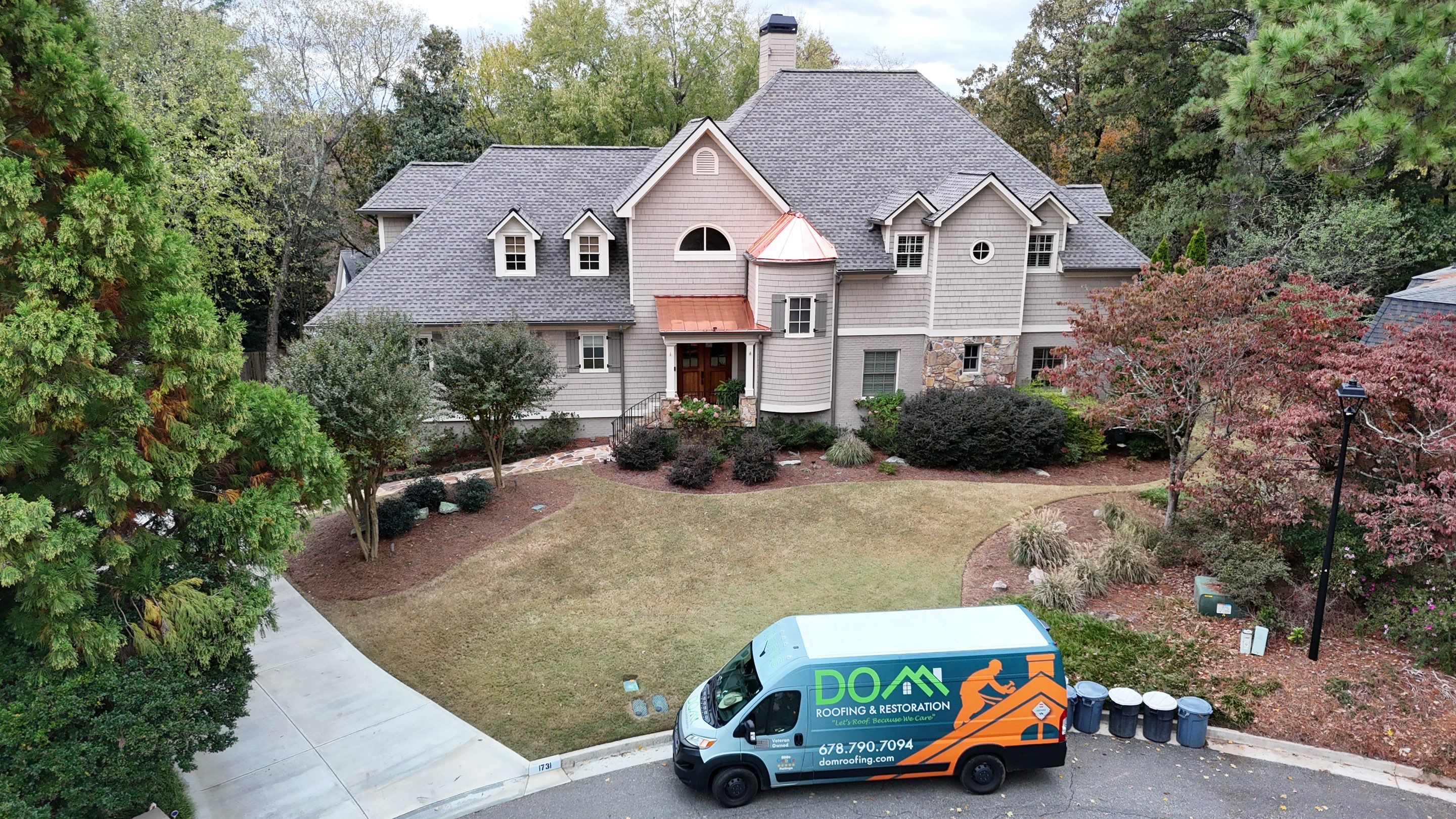 Ball Mill Ct  Dunwoody Roof Replacement  by Dom Roofing & Restoration