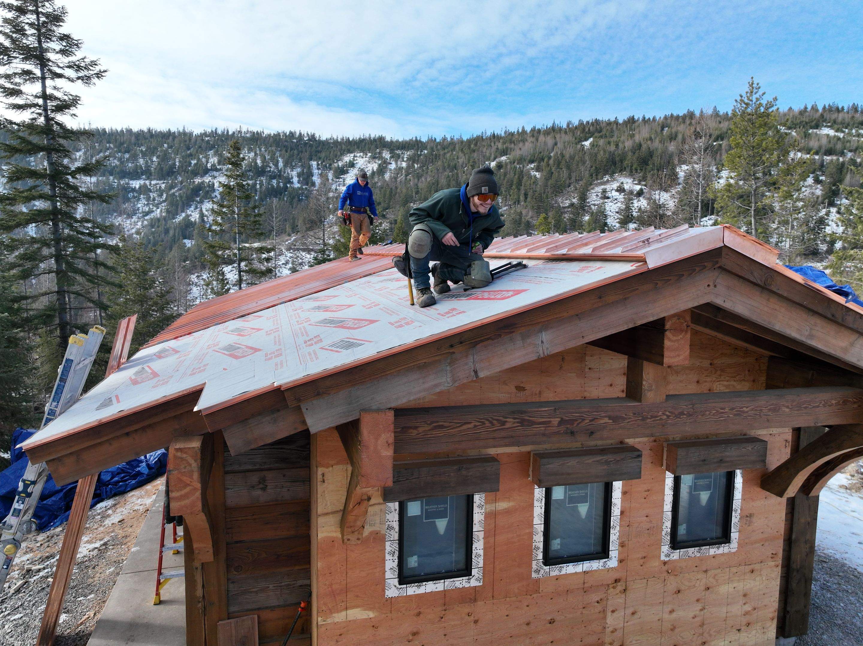 Zip Line Standing Seam  by Montana Roofing Solutions
