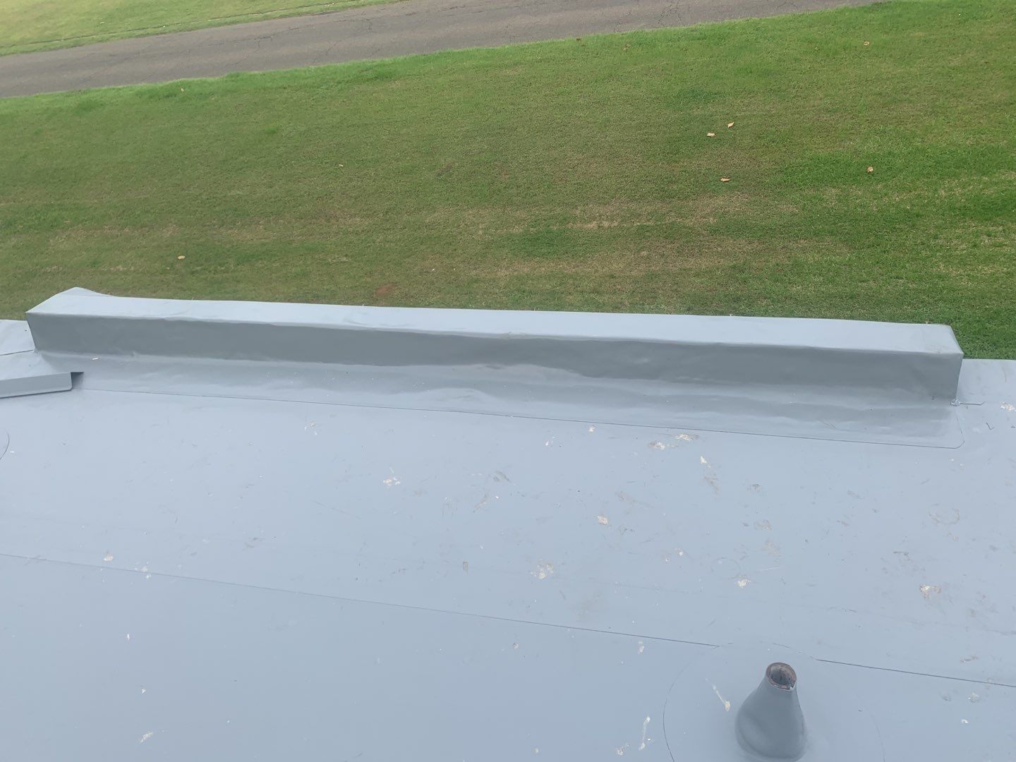 Commercial Roofing Installation using 50 mil PVC by Hostetler Roofing