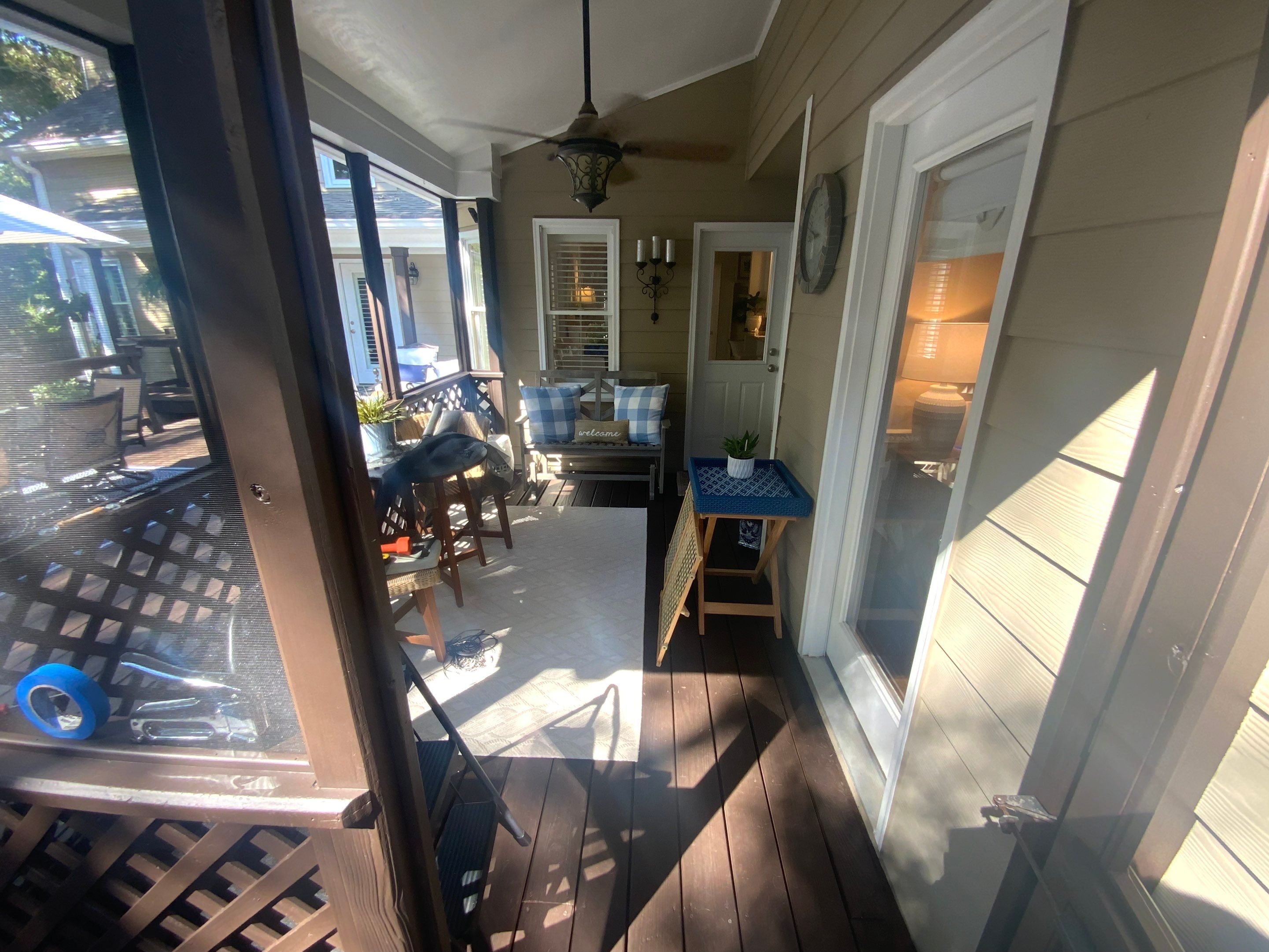 Comprehensive Deck and Screened Porch Staining in Marietta by Swift Home Renovations
