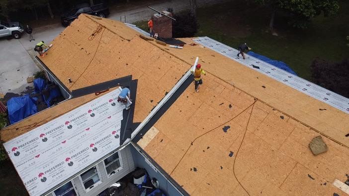 Residential Roofing Installation using asphalt shingle roofing by Galian Roofing LLC