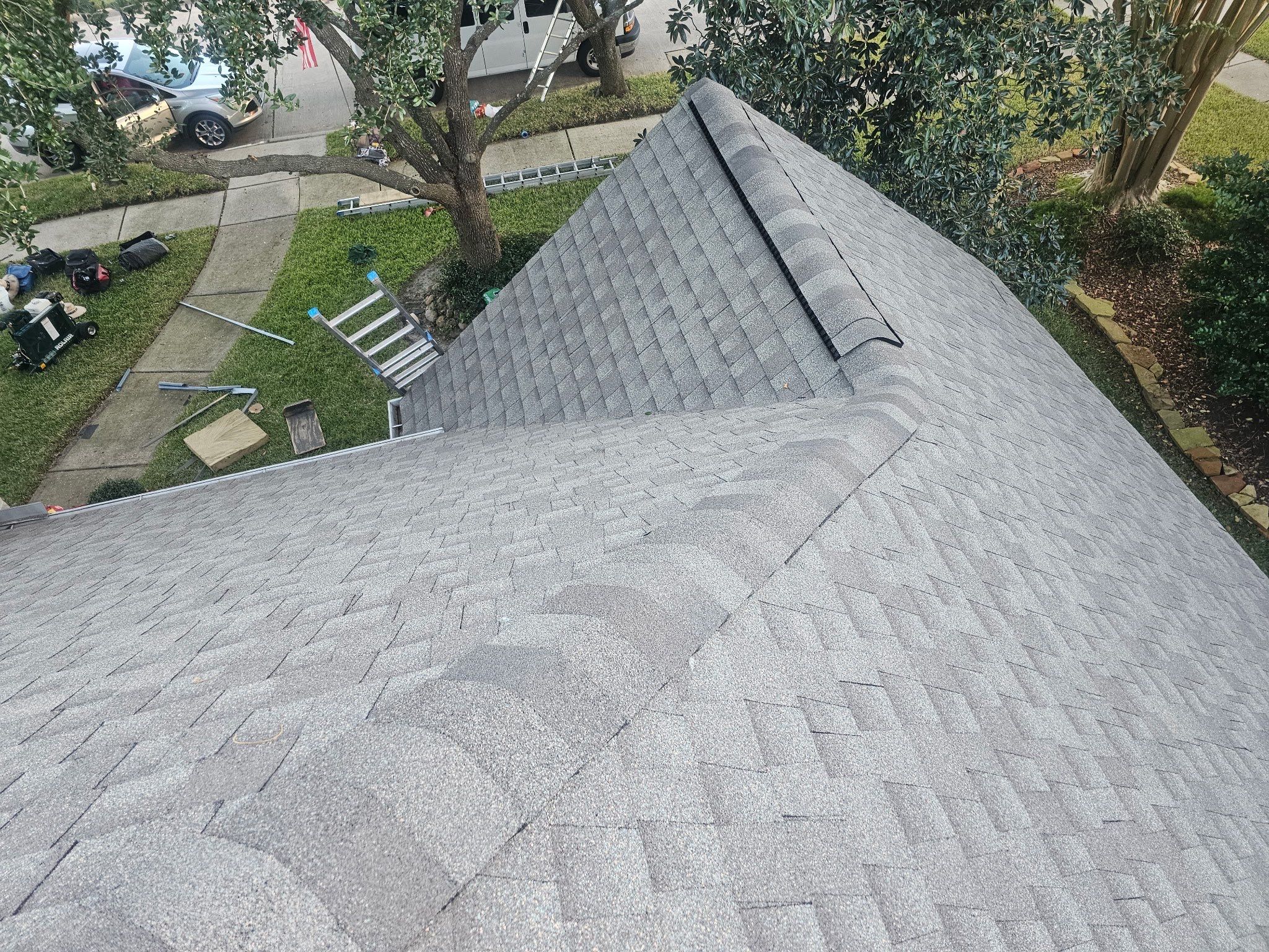 Residential Roof Replacement using GAF - NATURAL SHADOW - WEATHERED WOOD by Elite Roofing LLC