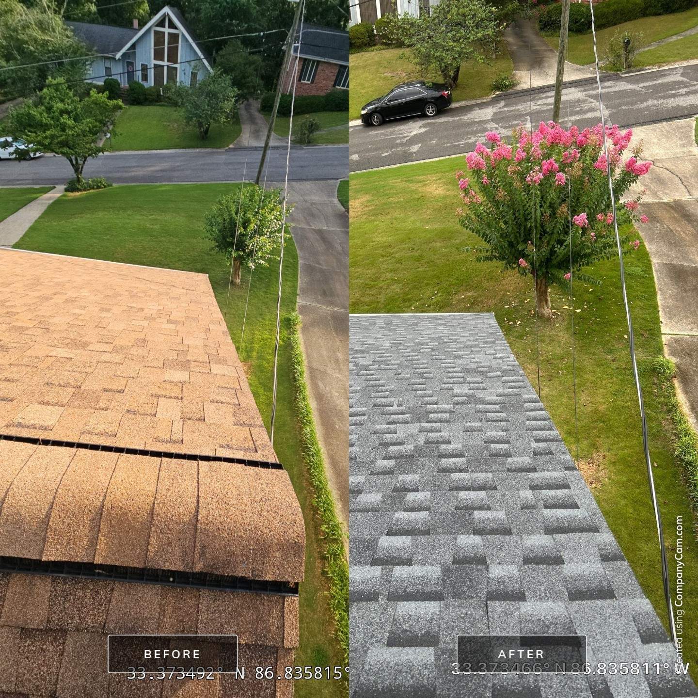 Shingle Replacement in Hoover (Charcoal) by The Roofing Dudes