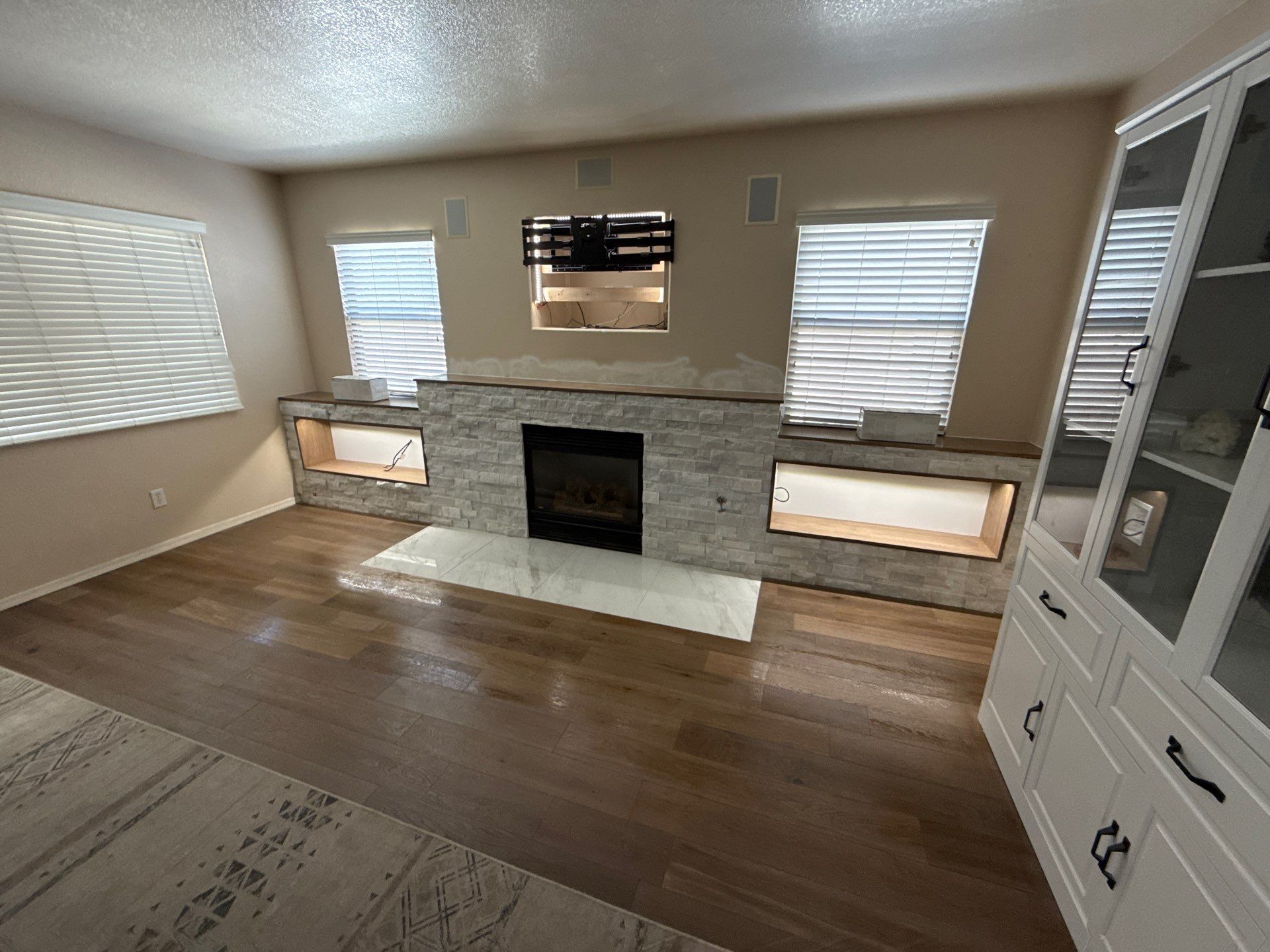 Meadview Fireplace Remodel by Workman Company LLC 