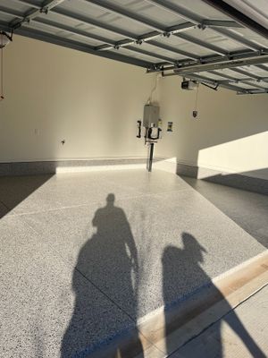 Garage Floor Coating using Cabin Fever