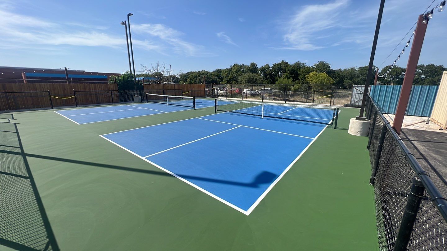 Bouldin Acres 2.0 Pickleball Courts by Sport Court Austin