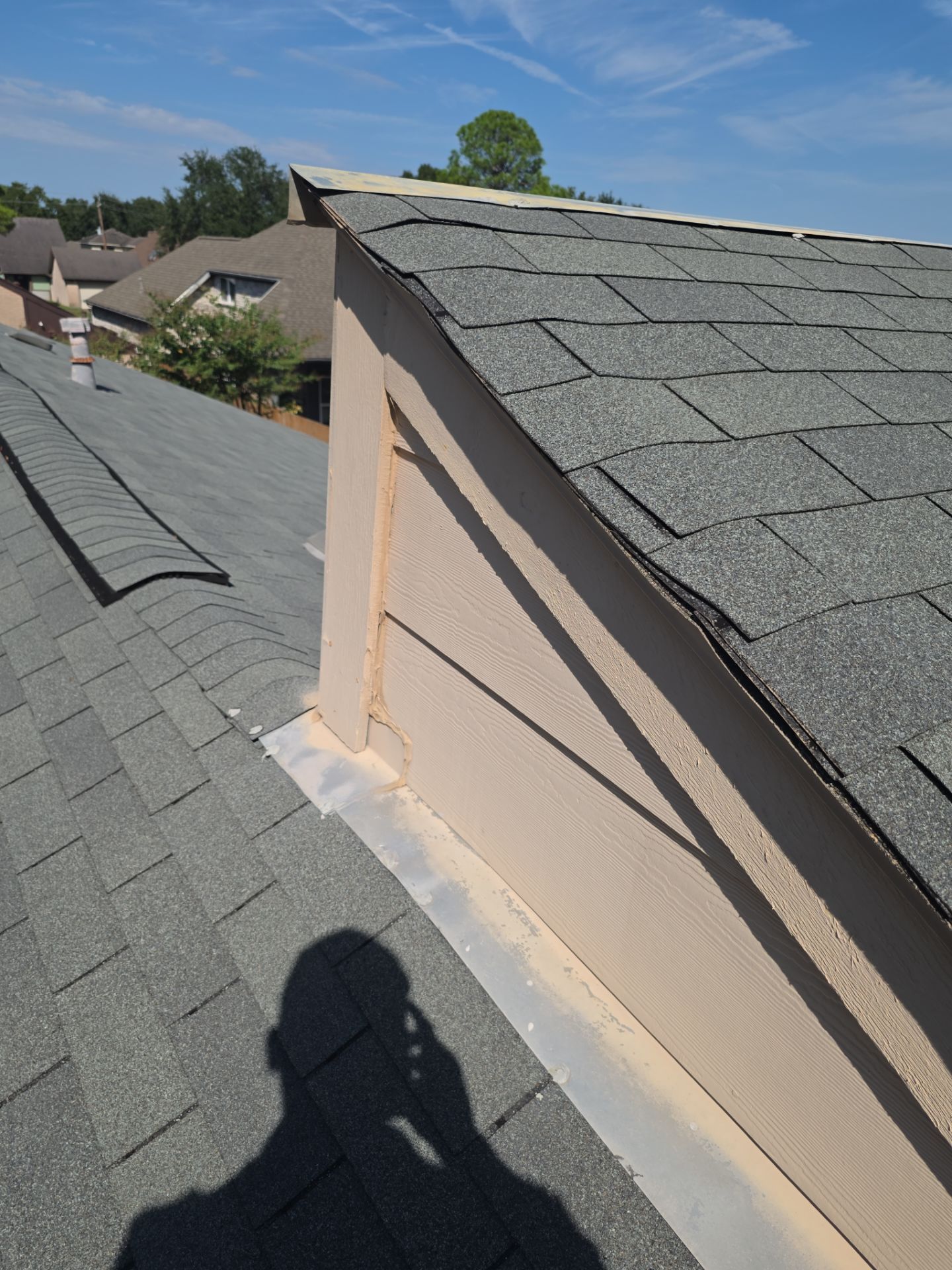 Asphalt Shingle Roof Repair and Skylight Sealing in Houston by One Legacy United