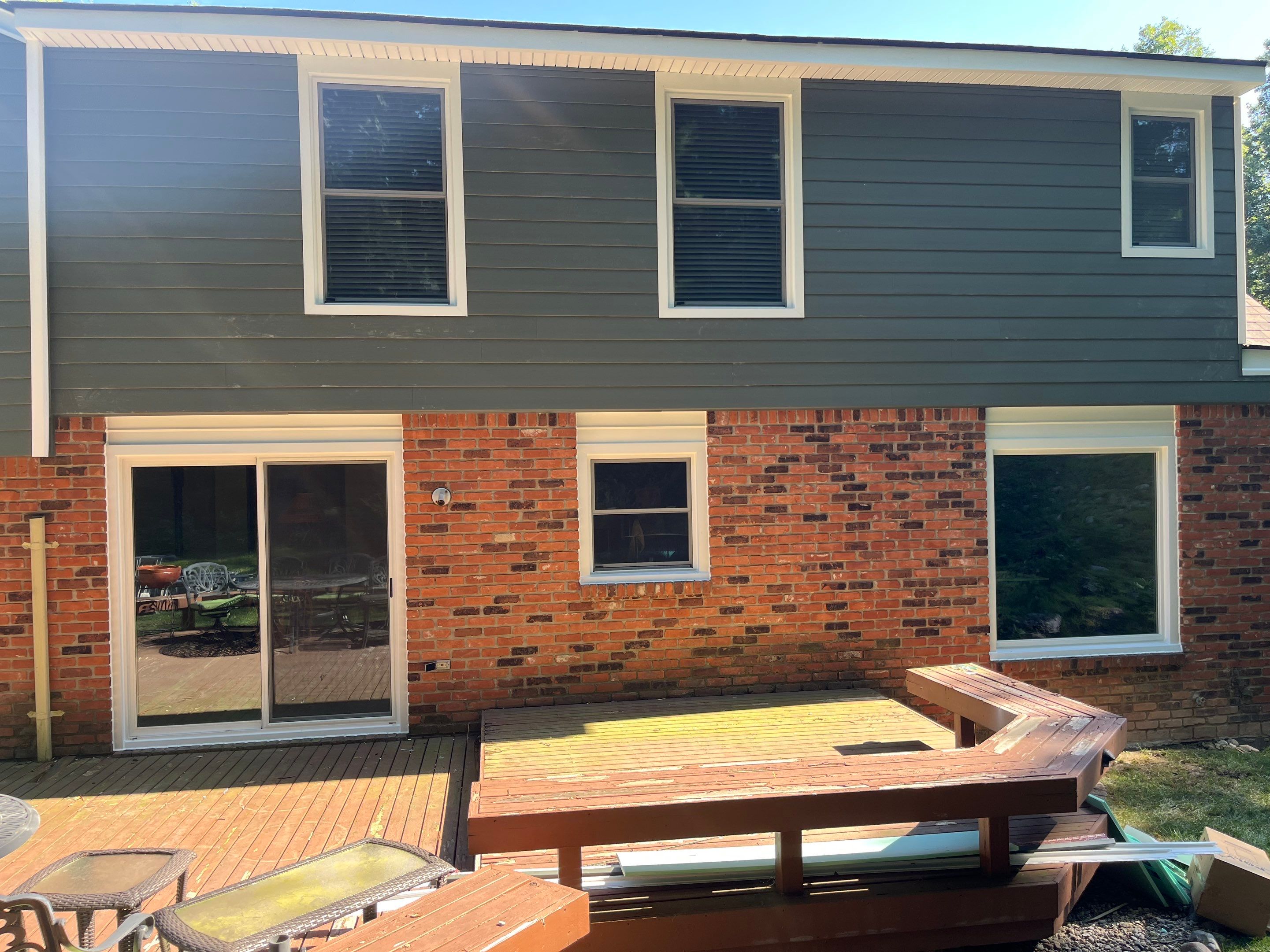 Siding Replacement using Alside Deep Moss by 180 Contractors