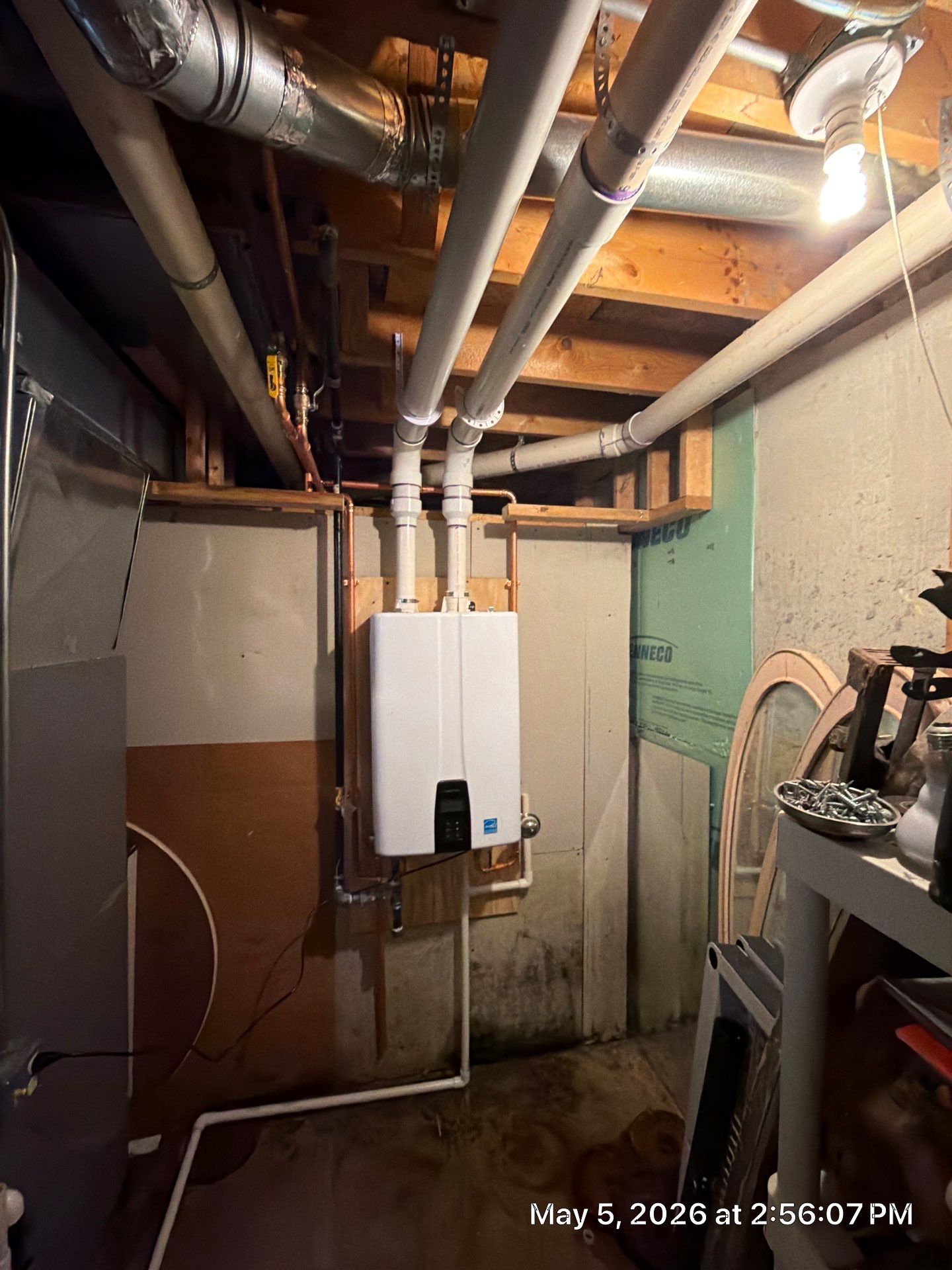 Navien NPE-240A2 Tankless Water Heater Installation – Crystal Lake, IL | GSHA Services, LTD by GSHA Services LTD