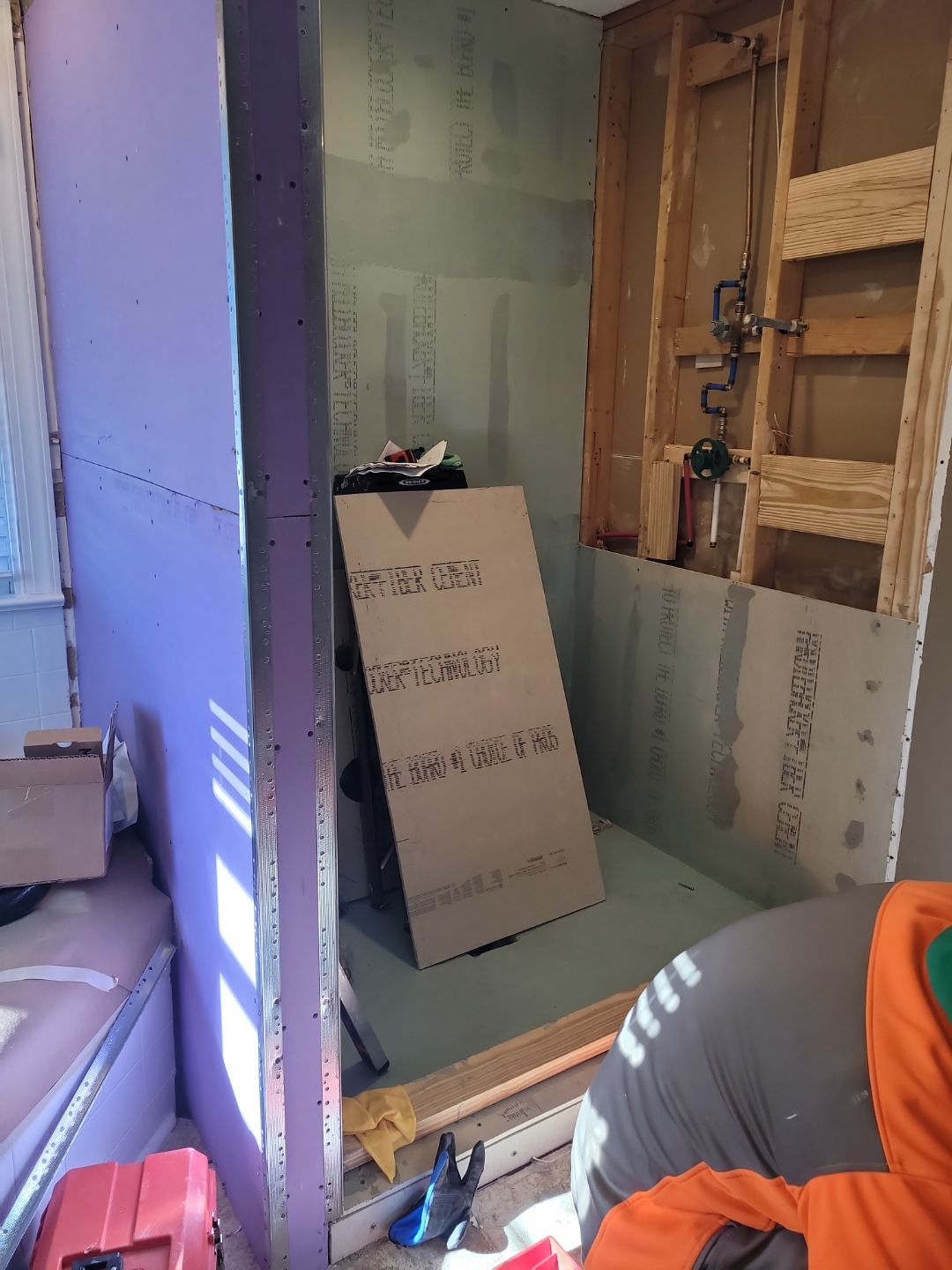 Holly Springs Stunning Shower Remodel by Elite Remodeling and Design LLC