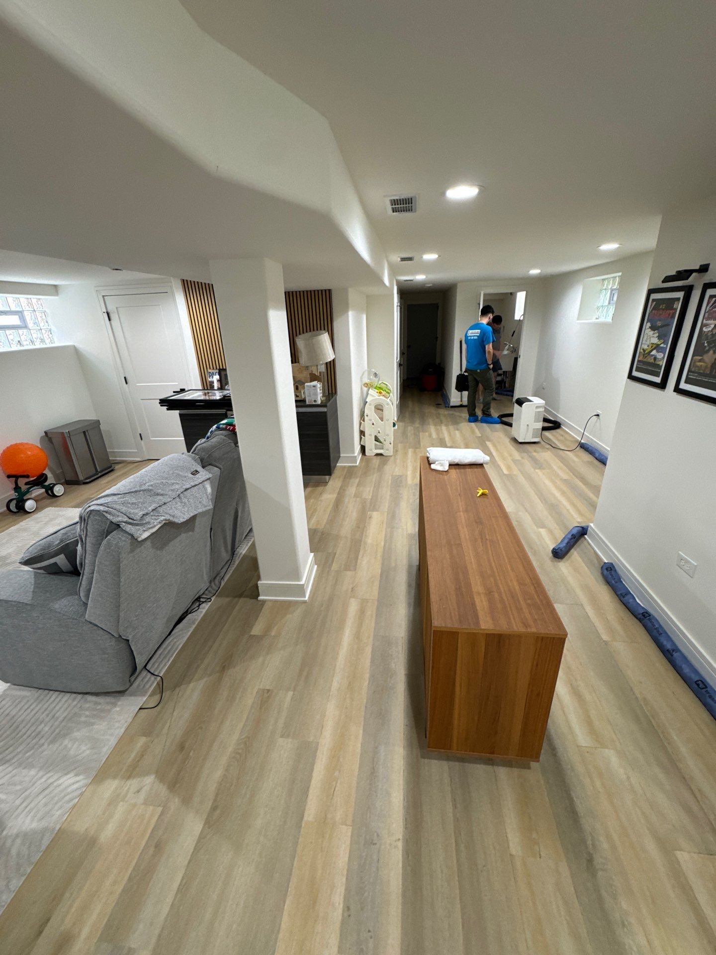 Basement Water Damage Mitigation and Structural Drying in Chicago by Chicagoland Water Medics