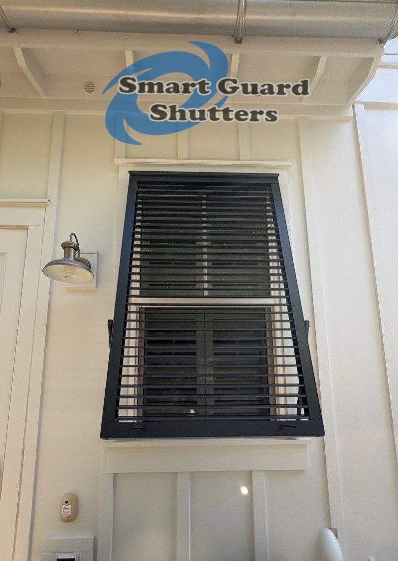 Impact Bahamas in Matte Anthracite Grey by Smart Guard Shutters