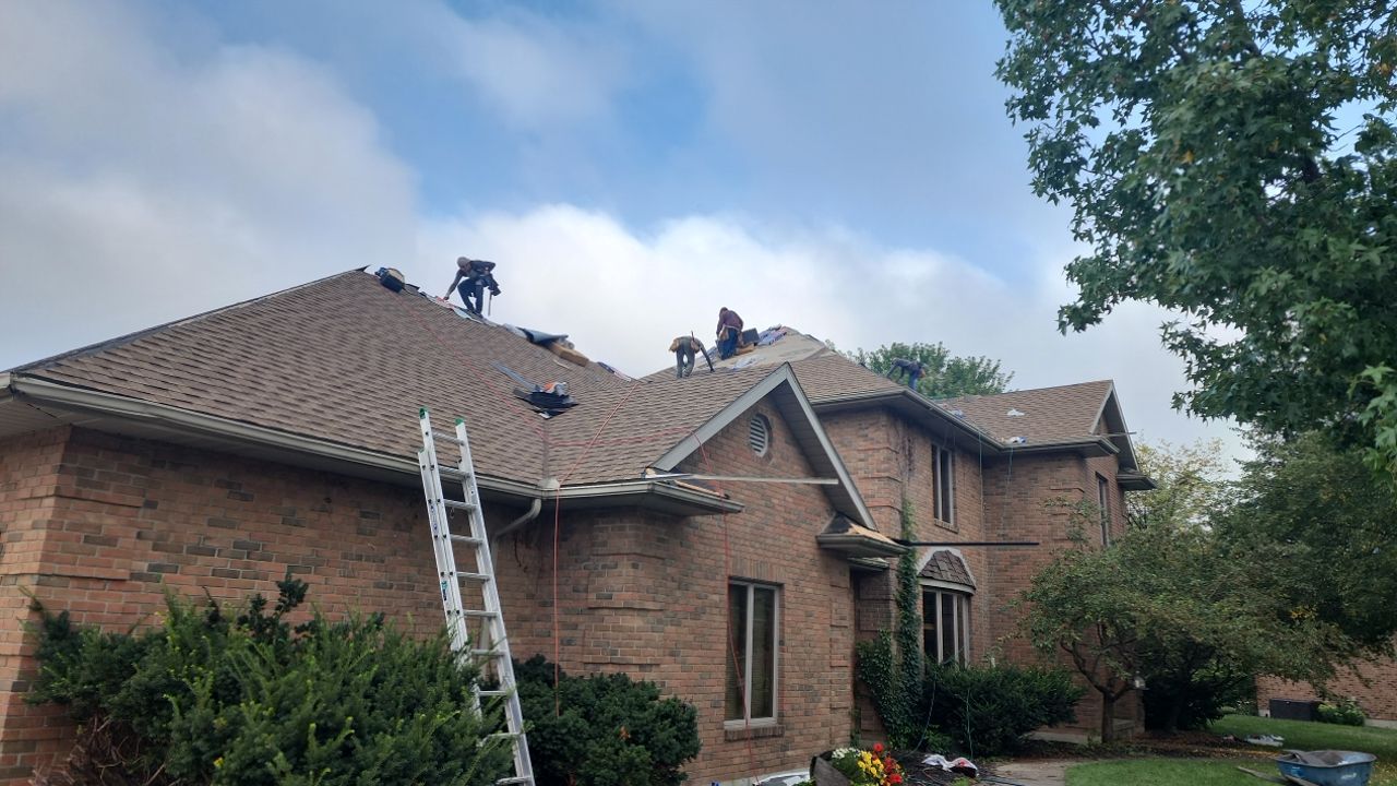 Residential Roofing Repair using GAF Timberline HDZ Shakewood by Nitro Roofing and Construction