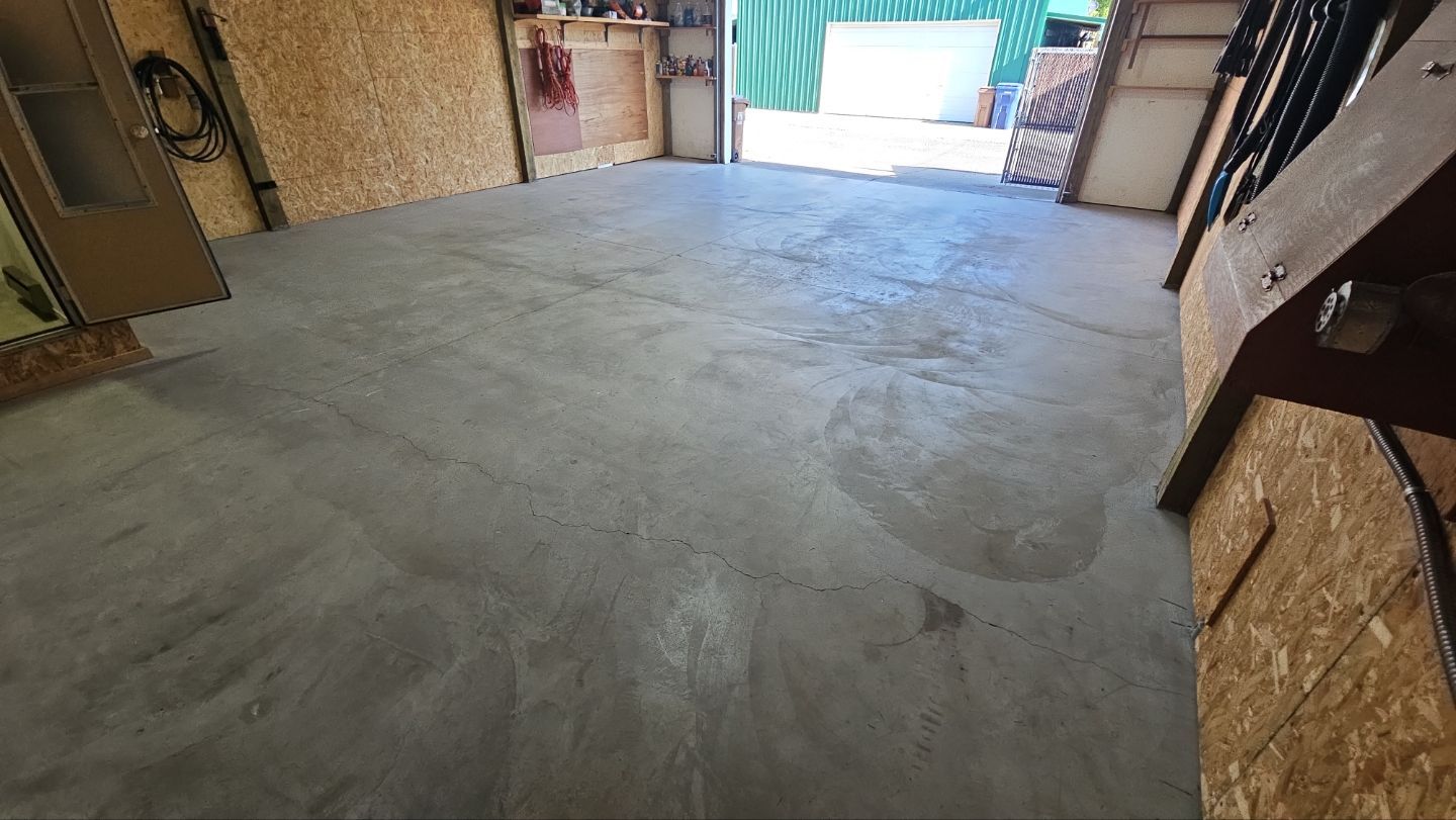 Garage Transformation using Driftwood by Croc Coatings, LLC