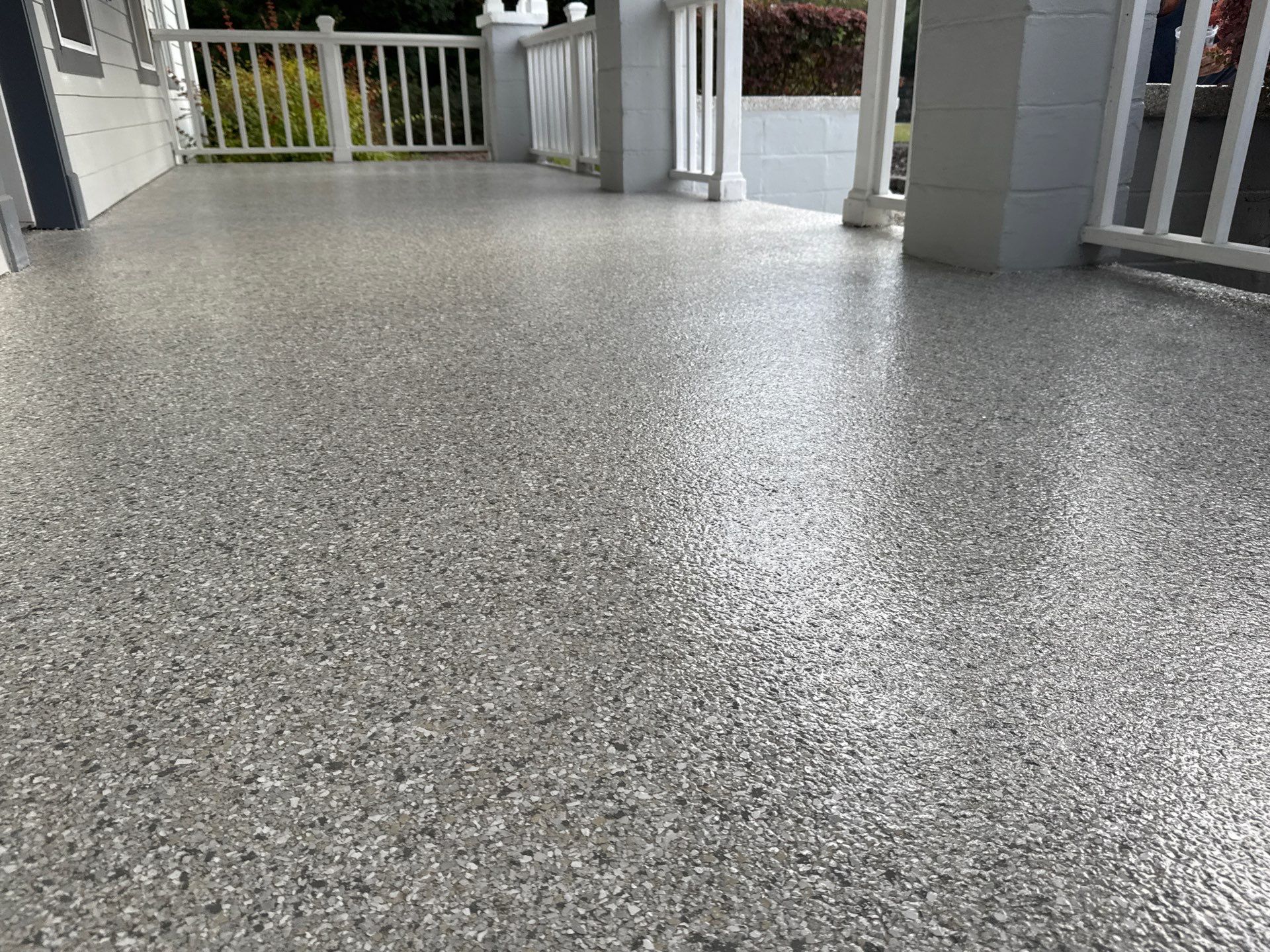 Front Porch in Newberry, Fl in Mount Everest by Cross Creek Concrete Coatings