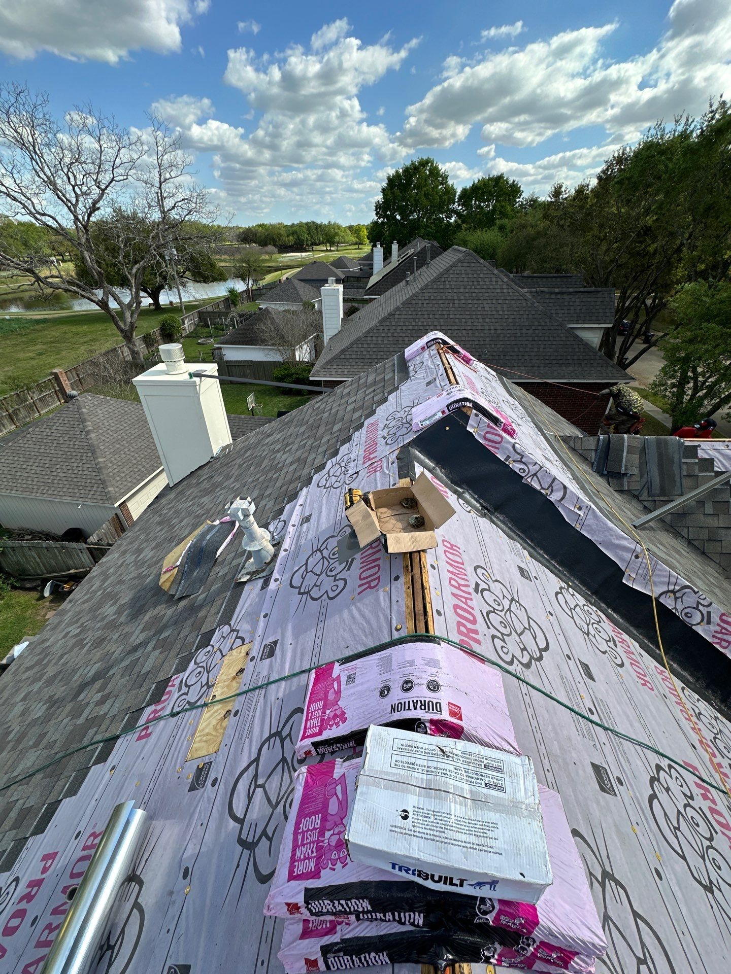 Project in Sugar Land by Motion Roofing