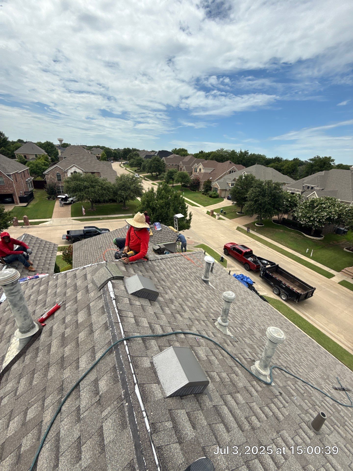 Residential Roof Replacement using GAF HDZ - Weathered Wood by Elite Roofing LLC