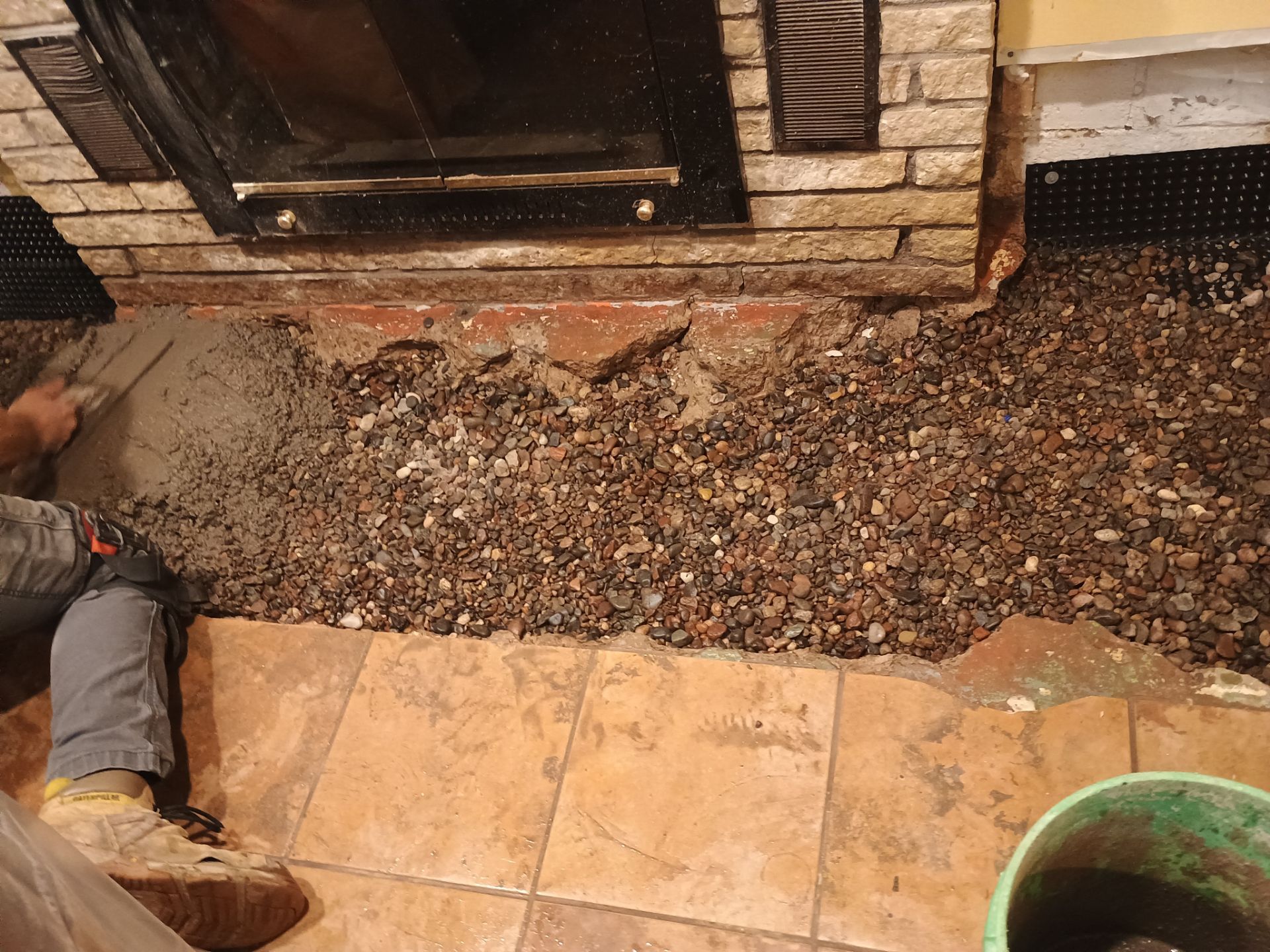 Drain Tile in Columbia Heights by Waterproofing Northeast