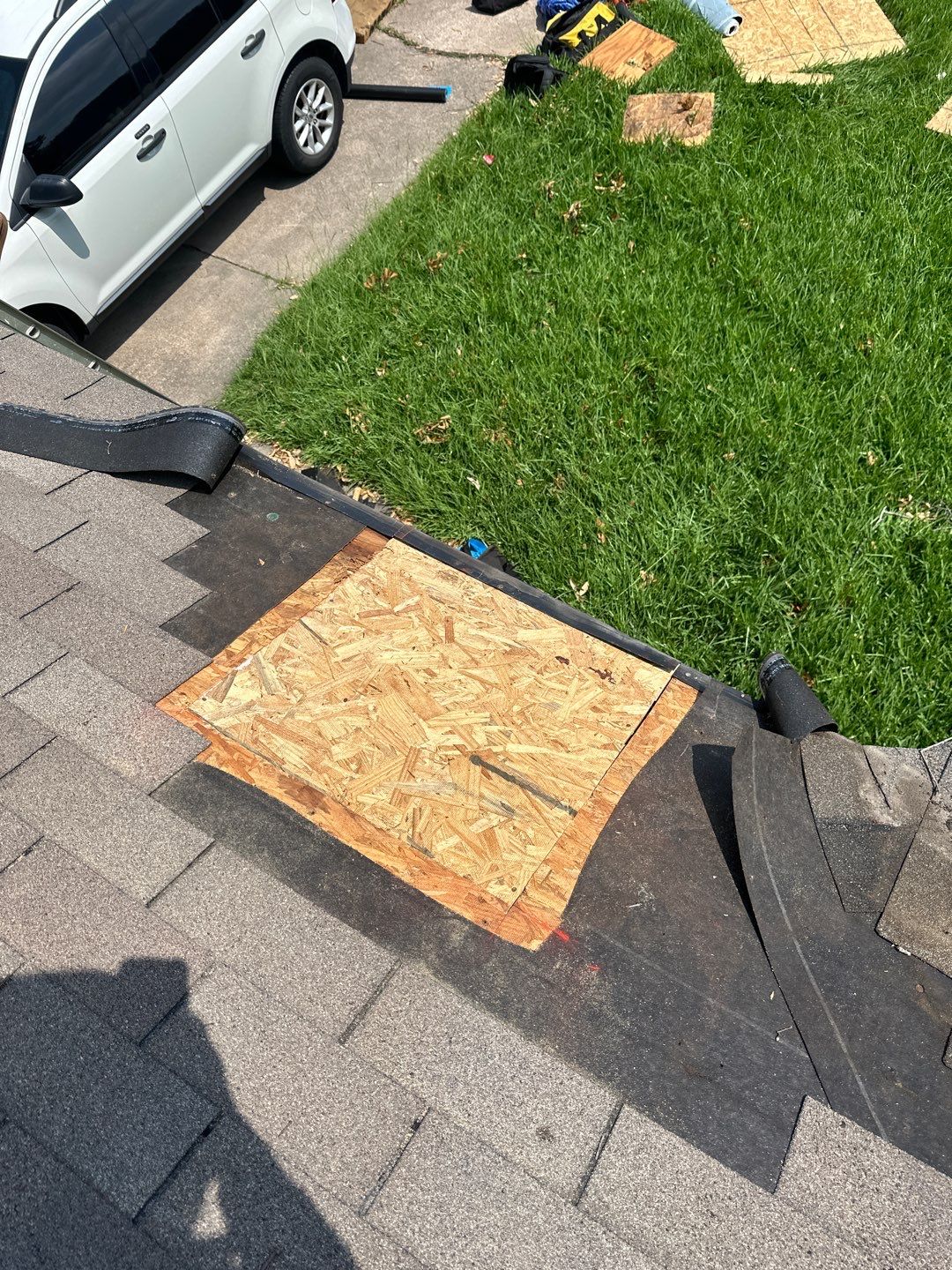 Hail Damage using Owen's Corning Duration (Lifetime) Shingles by Roof Repair Company