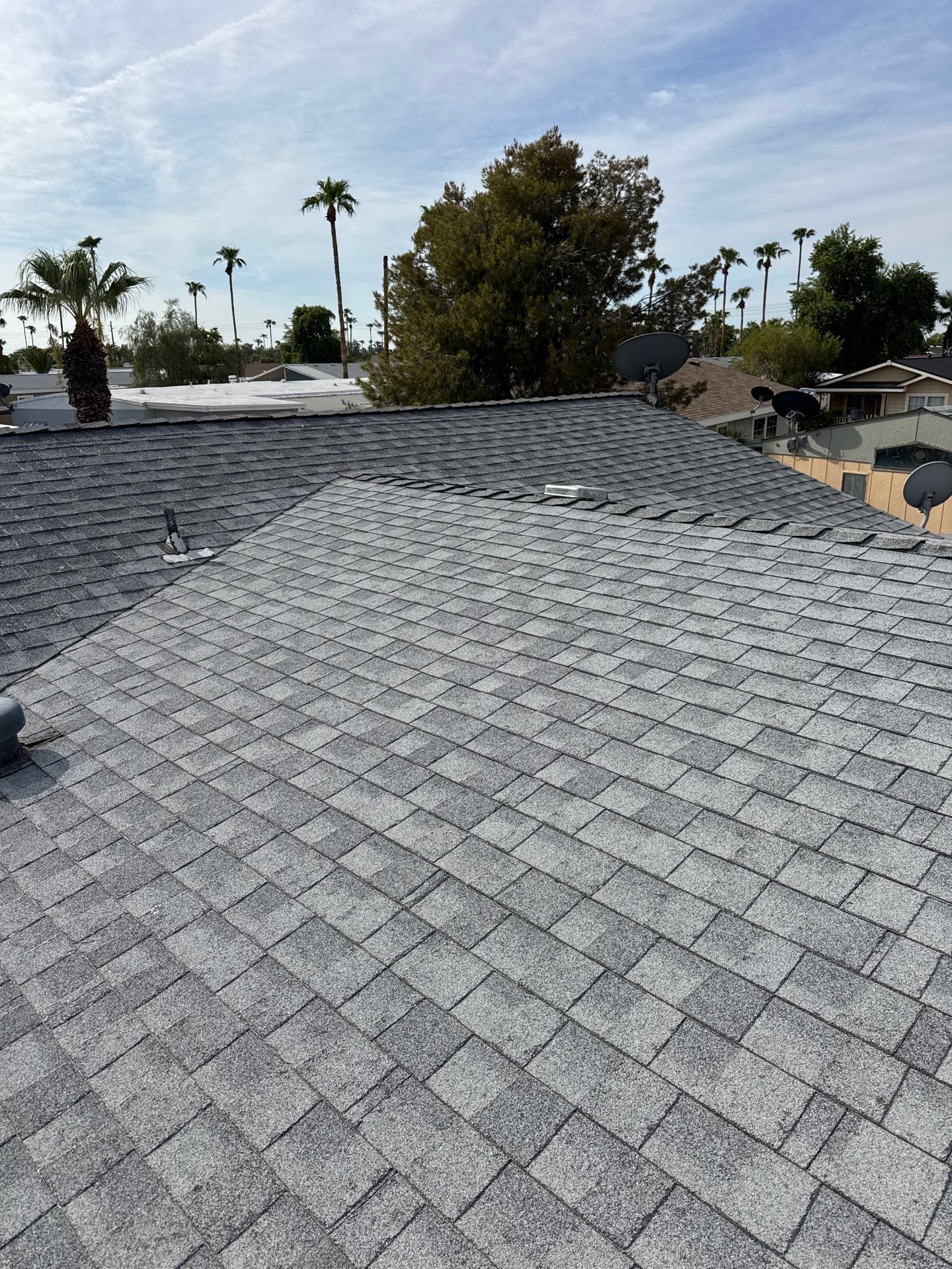 Residential Roof Install using GAF in Mesa by Weather-Tite Roofing