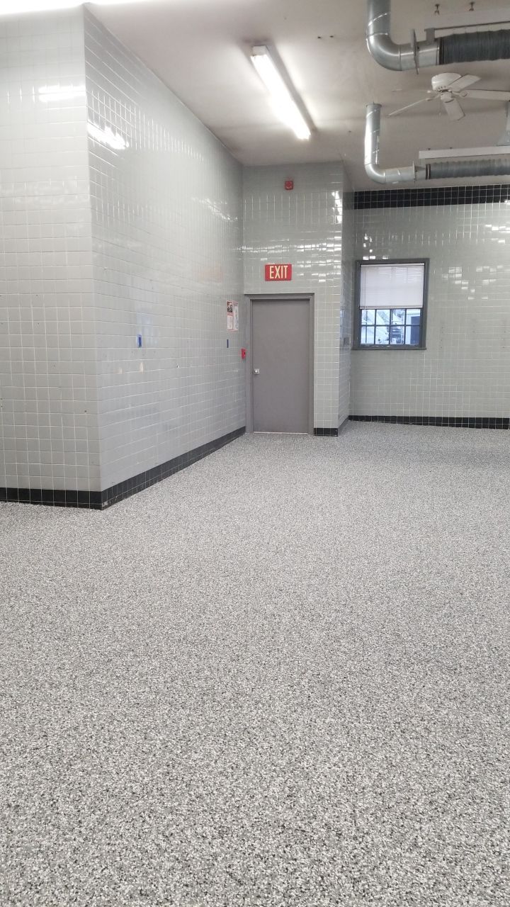 Dover Firehouse with their new Smoke Floor! by Spectrum Painting, LLC