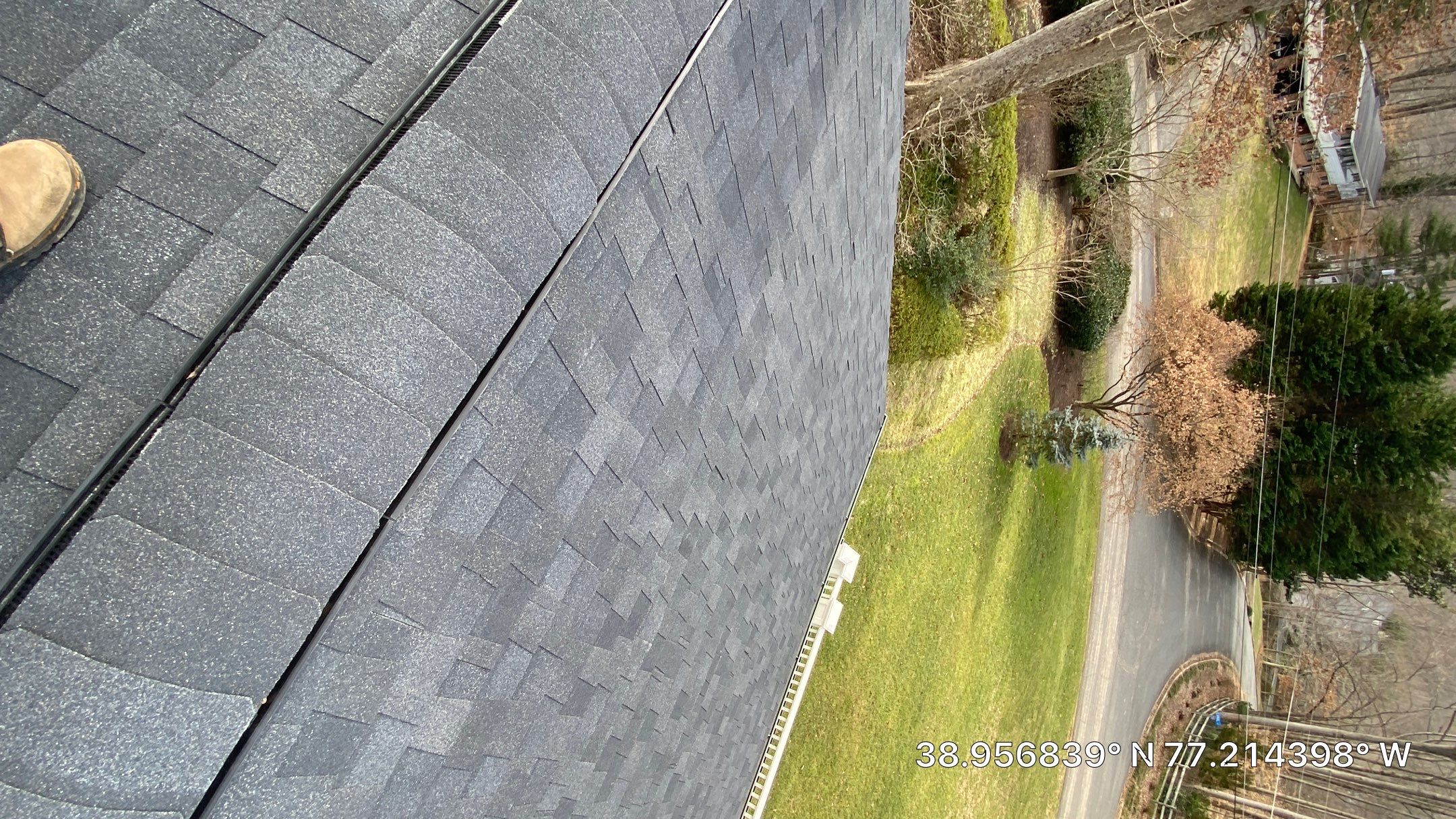 McLean: Certainteed Landmark Pro Designer Shingles in Max Def Charcoal Black by RM Banning, Inc.